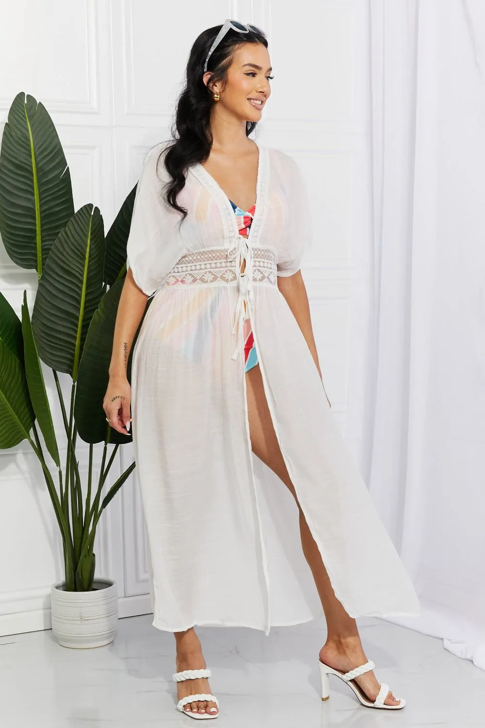 Goddess Tied Maxi Cover-Up