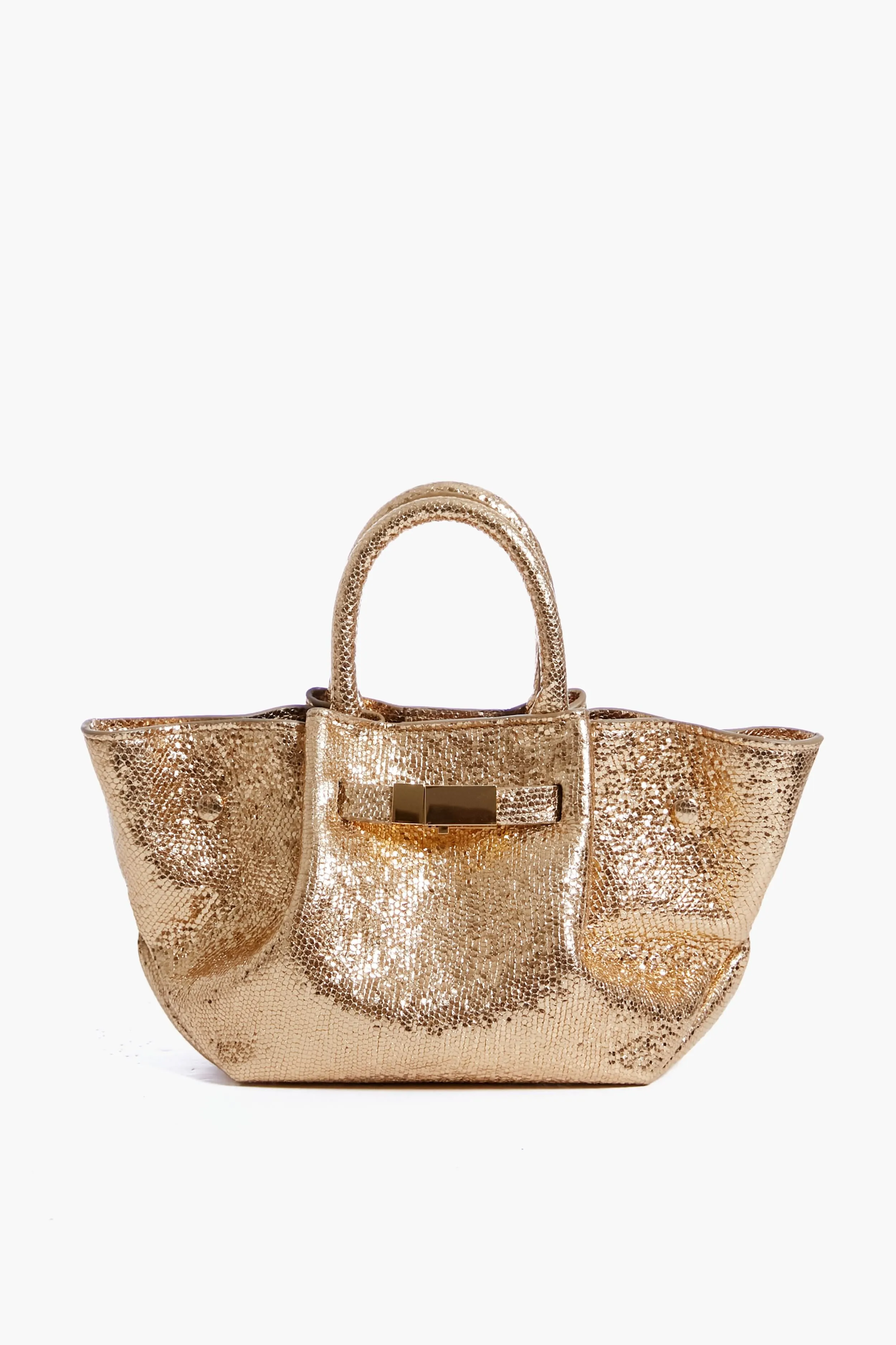 Gold Mini New York Bag