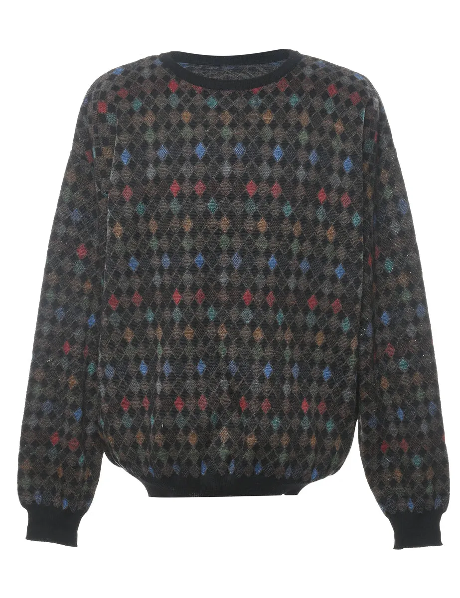 Harlequin Pattern Jumper - XL