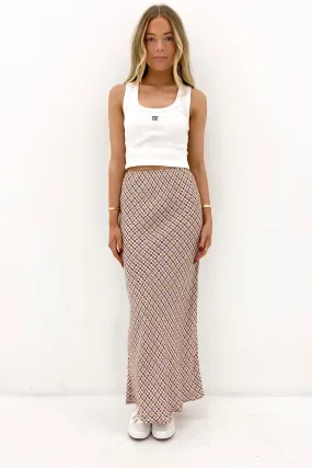 Harri Slip Skirt Print