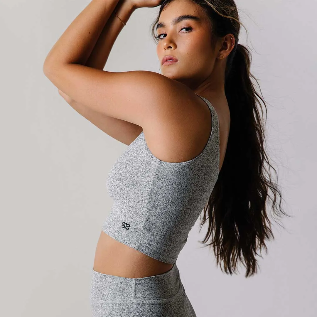 Heather Grey Focus Tank