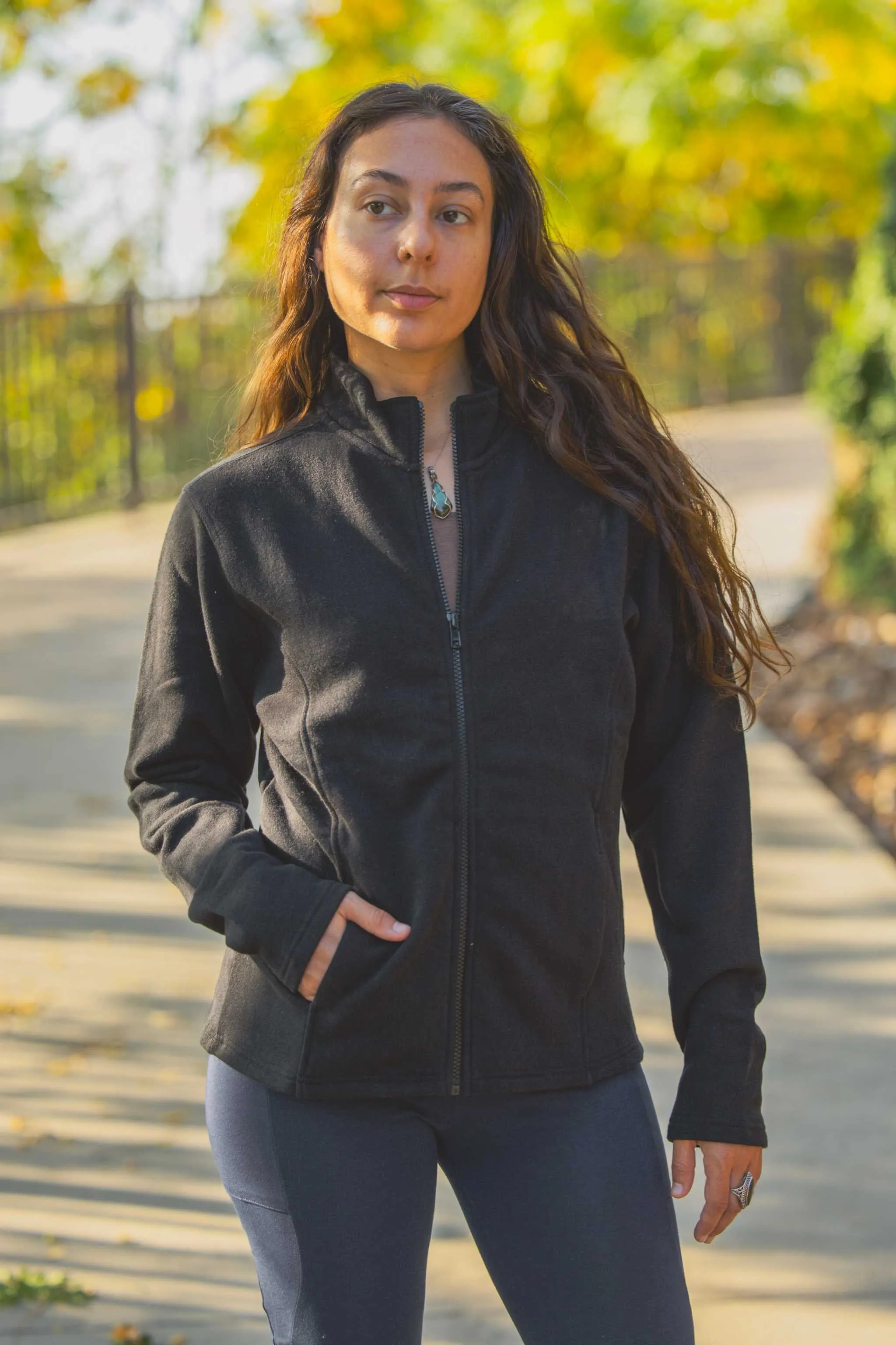 Hemp Jacket - Women's Hemp Fleece Jacket