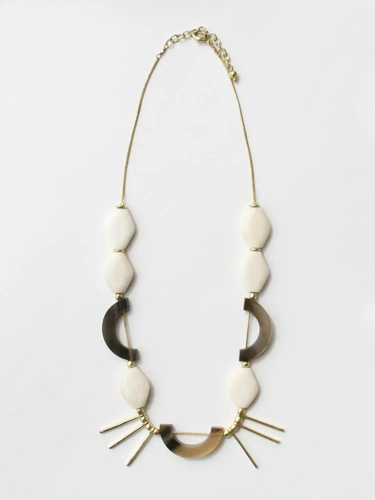 Henri Necklace - Horn