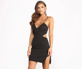 How We Do Cutout Mini Dress