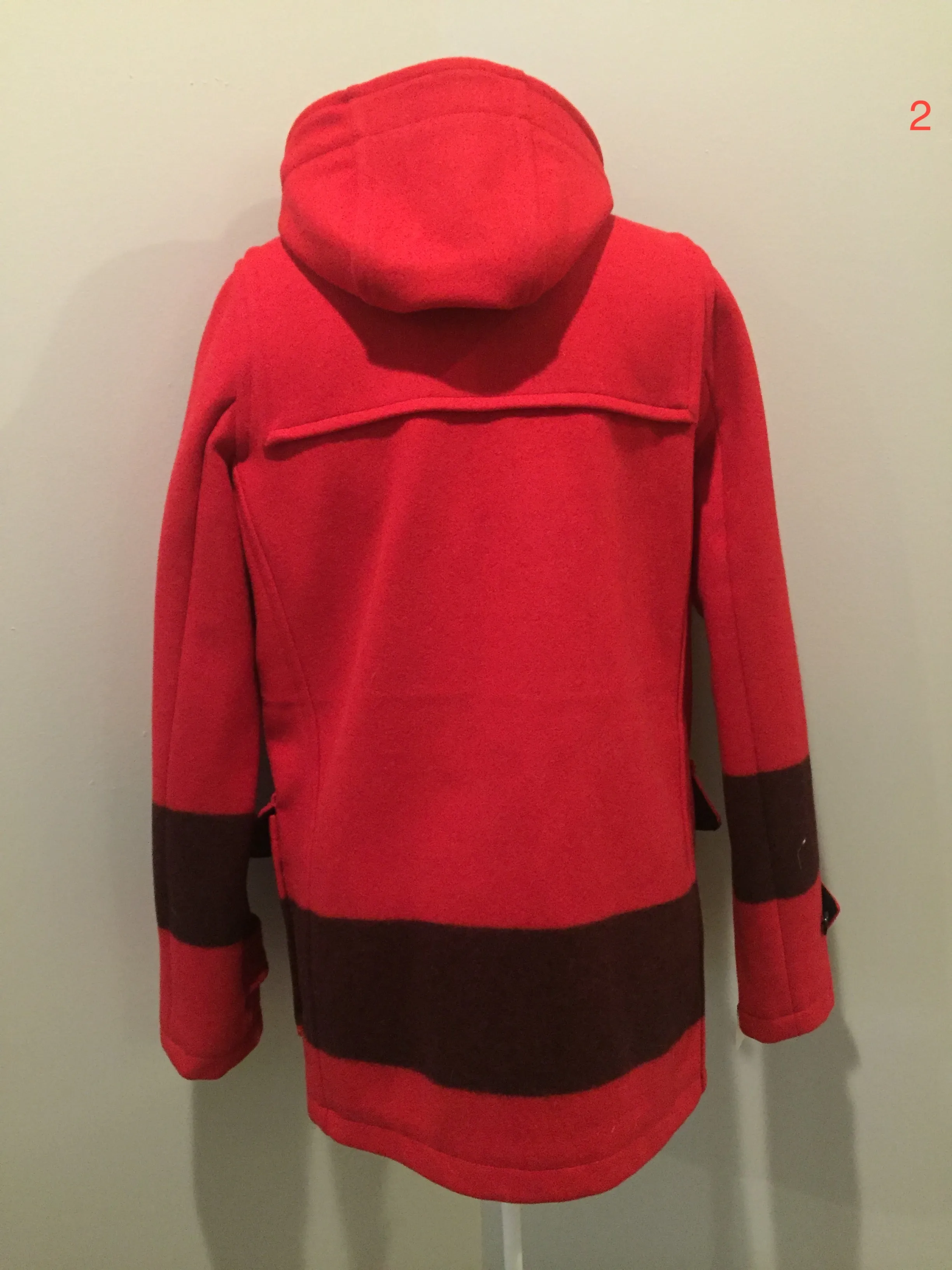 Hudson's Bay Company Official Olympics Red Duffle Coat, Size Small