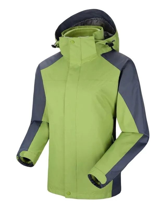 Jacket With Hood And Removable Fleece Lining