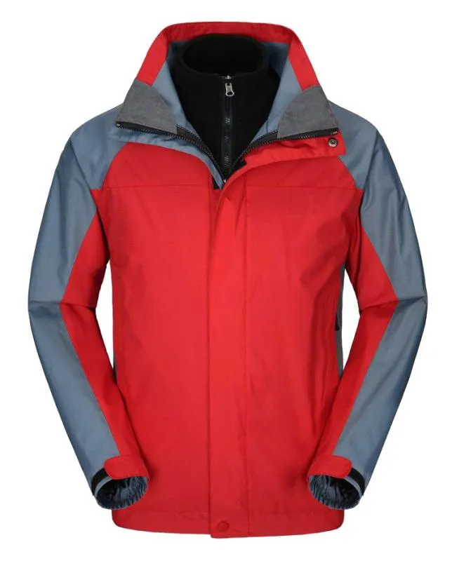 Jacket With Hood And Removable Fleece Lining