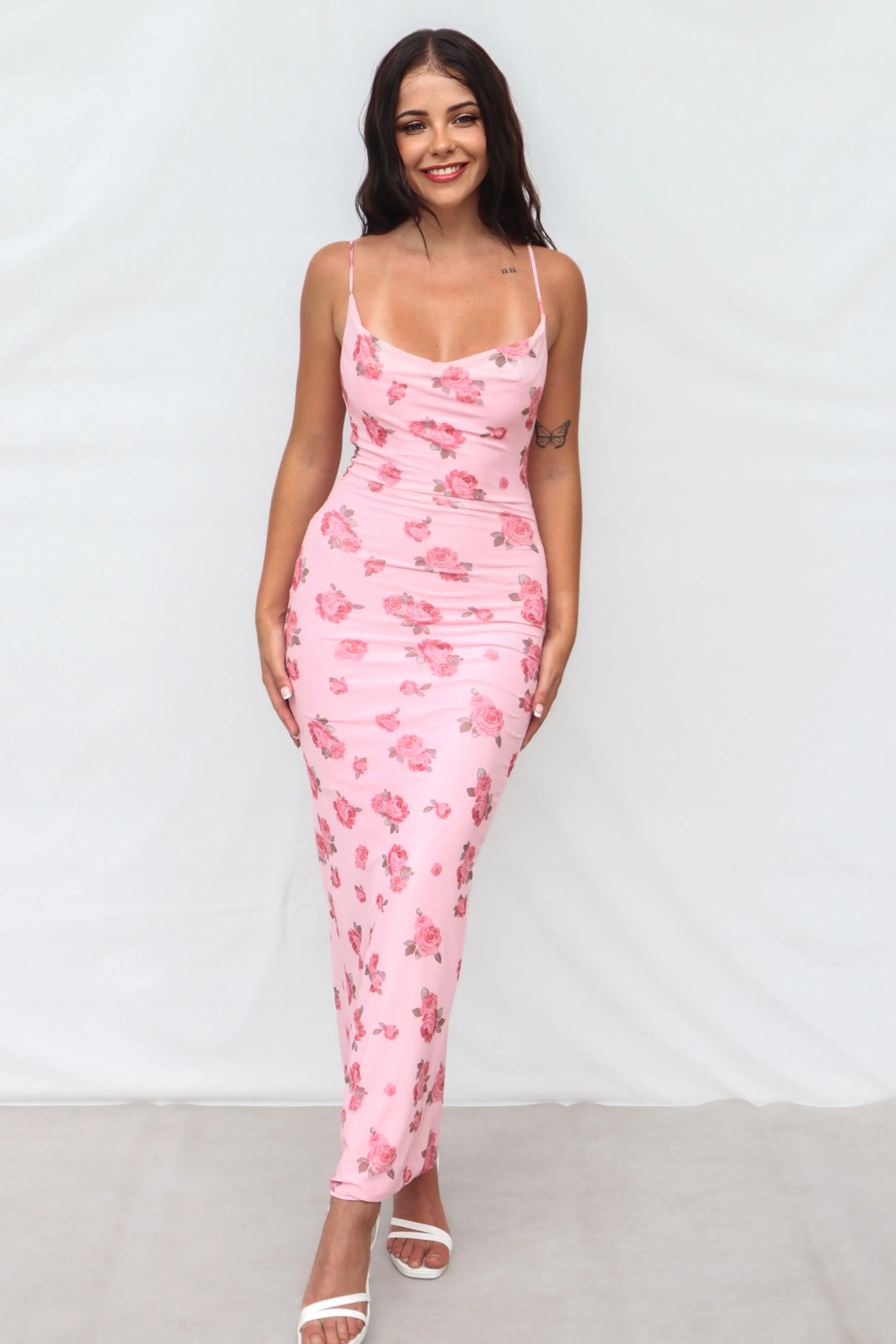 Kansis Maxi Dress - Pink