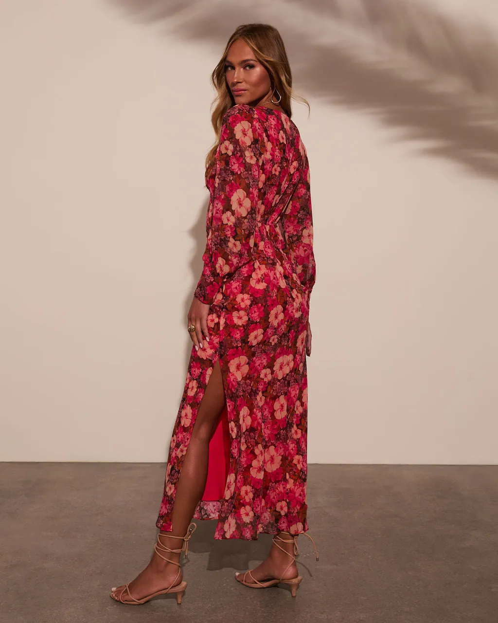 Kathrynn Floral Print Maxi Dress