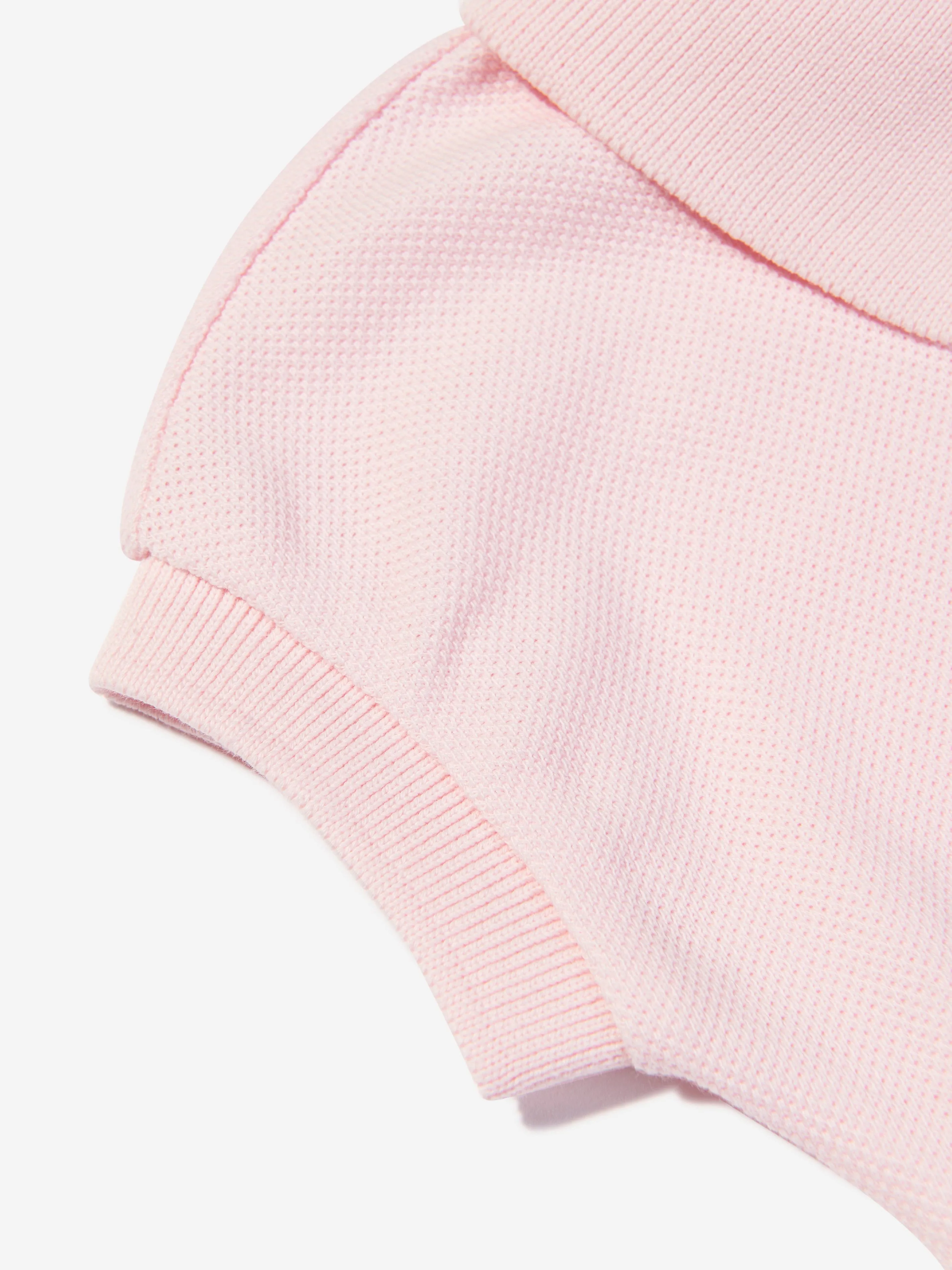 KENZO Baby Girls Organic Cotton Tiger Polo Dress in Pink