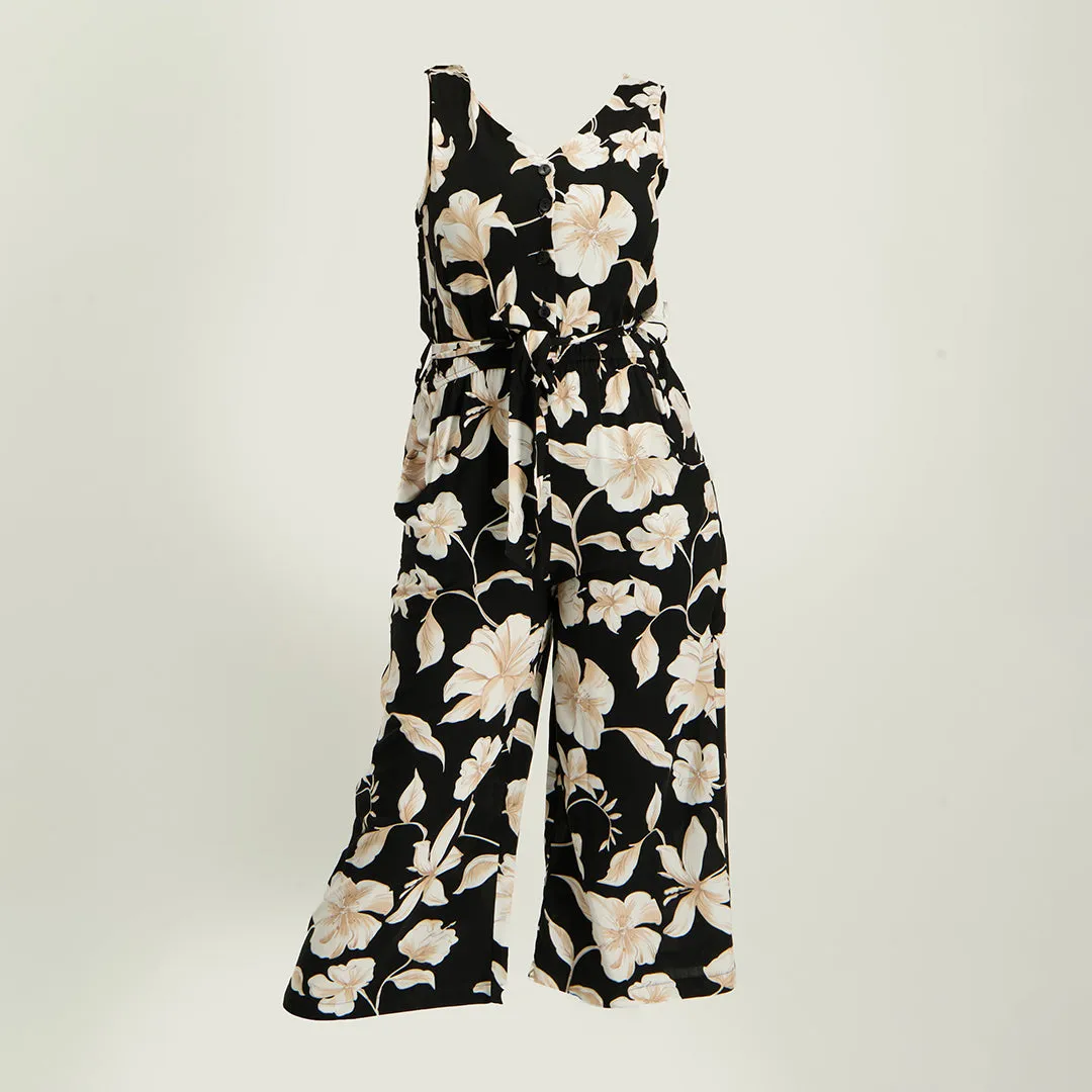 Ladies Floral Jumpsuit