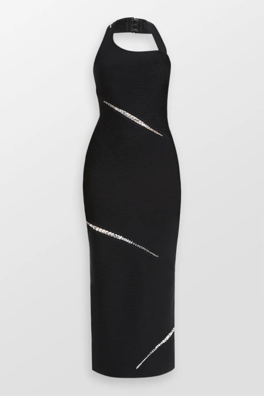 Lennox Crystal Paneled Maxi Dress