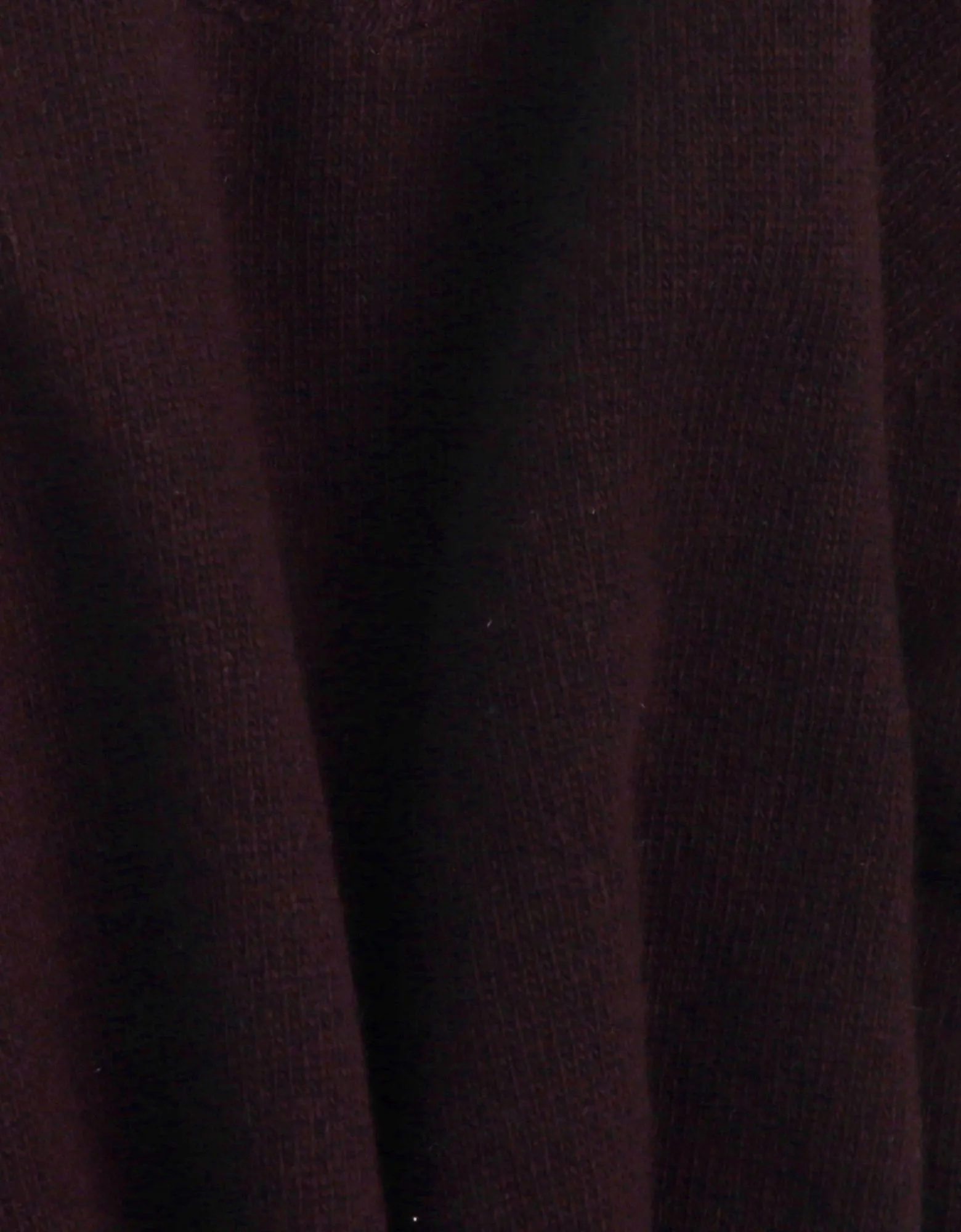 Light Merino Wool Crew - Oxblood Red