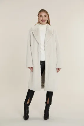 Long Faux Fur Coat⁠