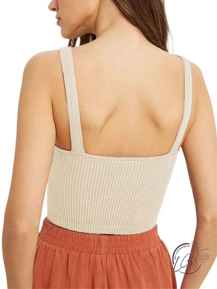 Luxe Ribbed Bralette