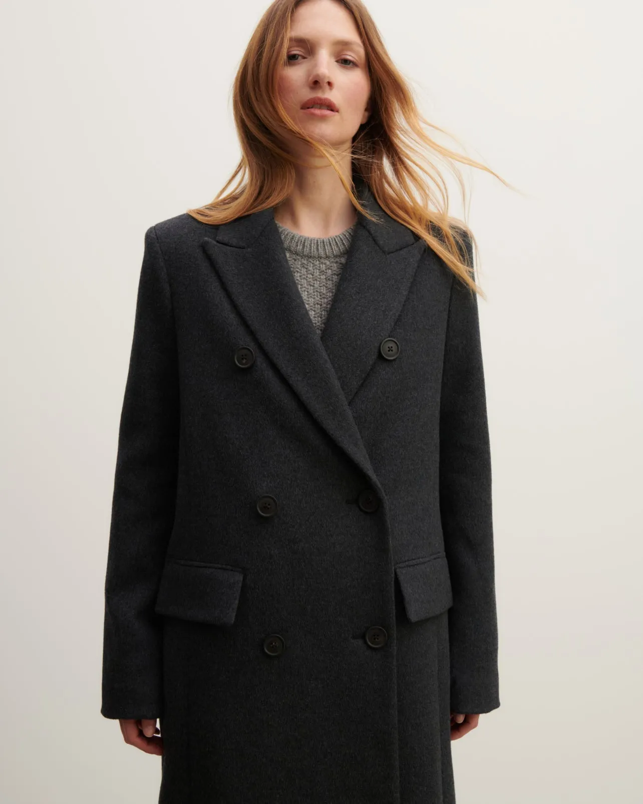 Manteau double boutonnage