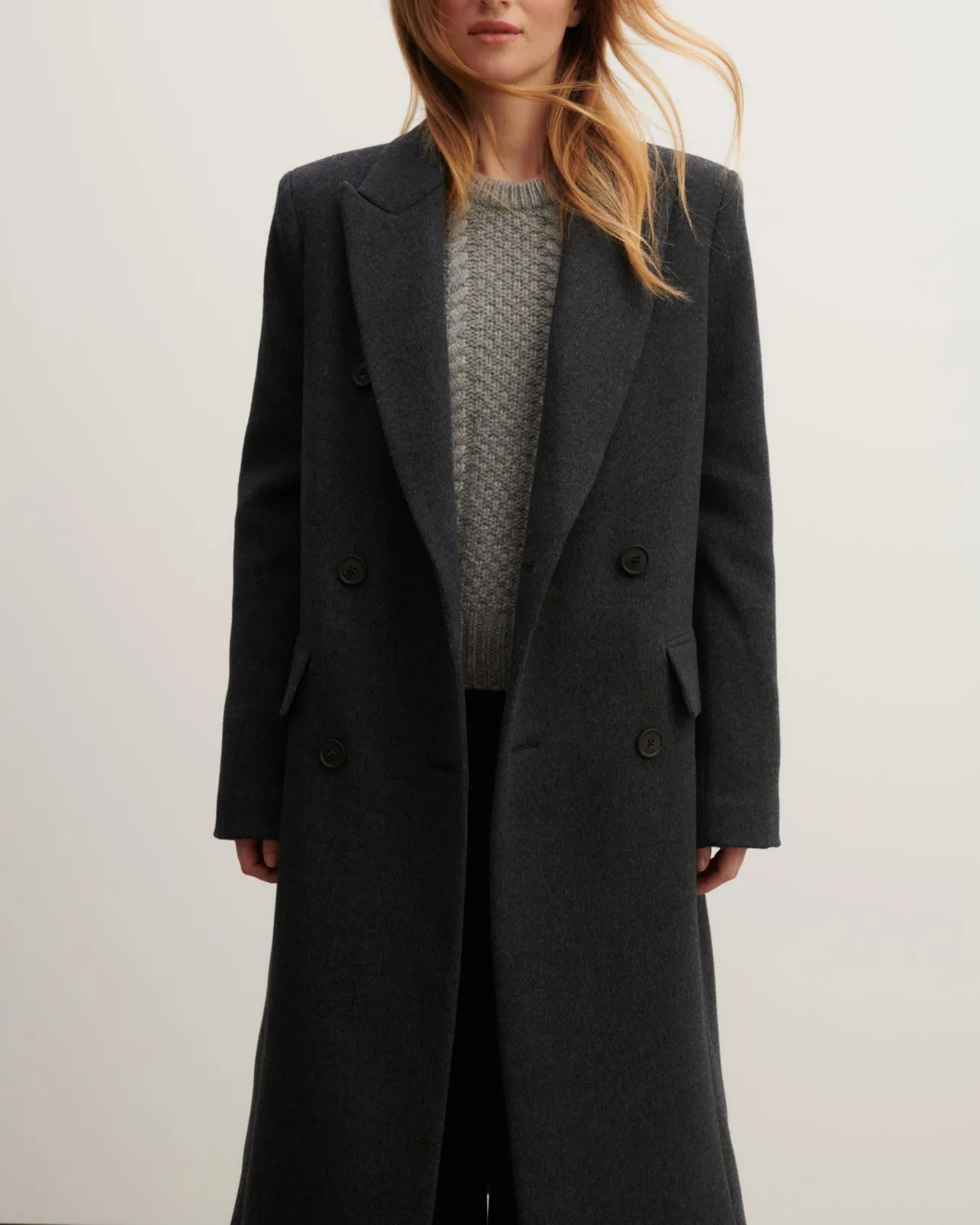 Manteau double boutonnage