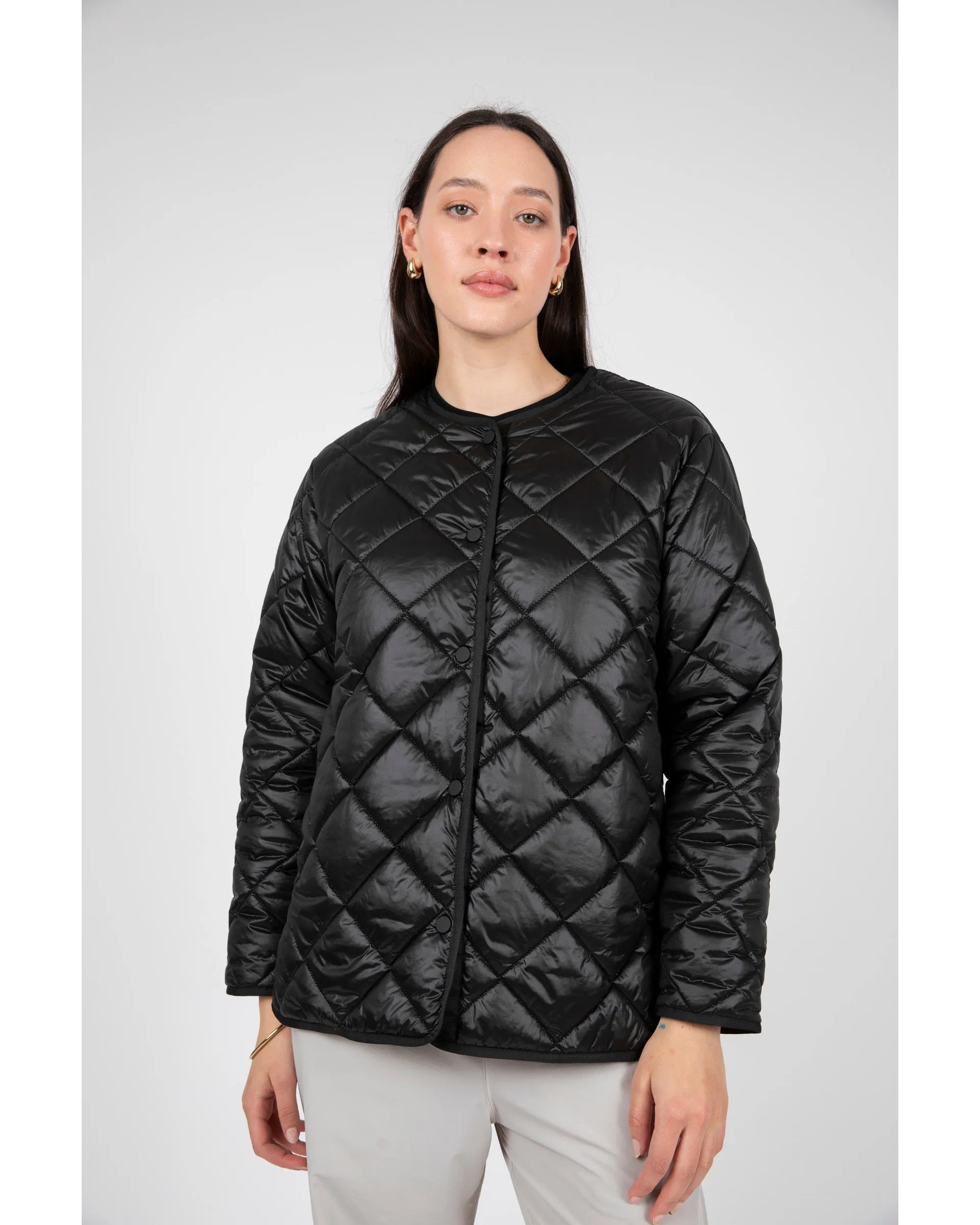 Marlow Alpine Quilted Jacket - Black