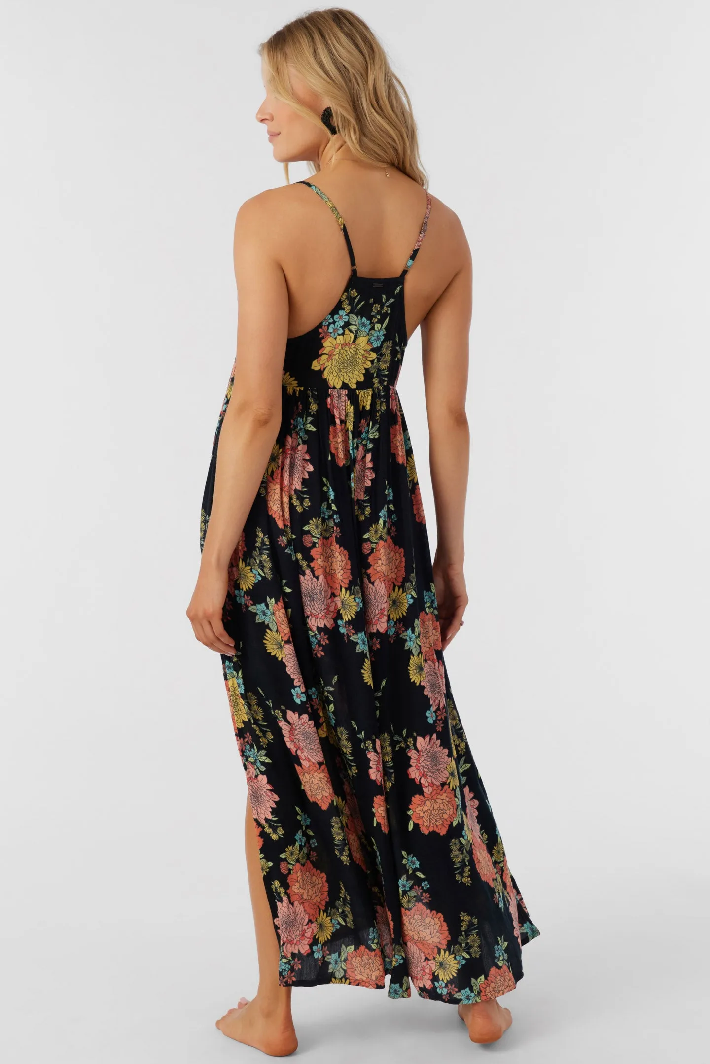 MEL MAXI KALI FLORAL SWIM COVER-UP DRESS