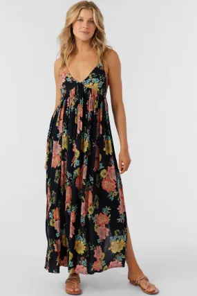 MEL MAXI KALI FLORAL SWIM COVER-UP DRESS