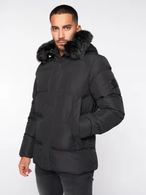 Mens Omarez 2.0 Short Puffer Jacket Black