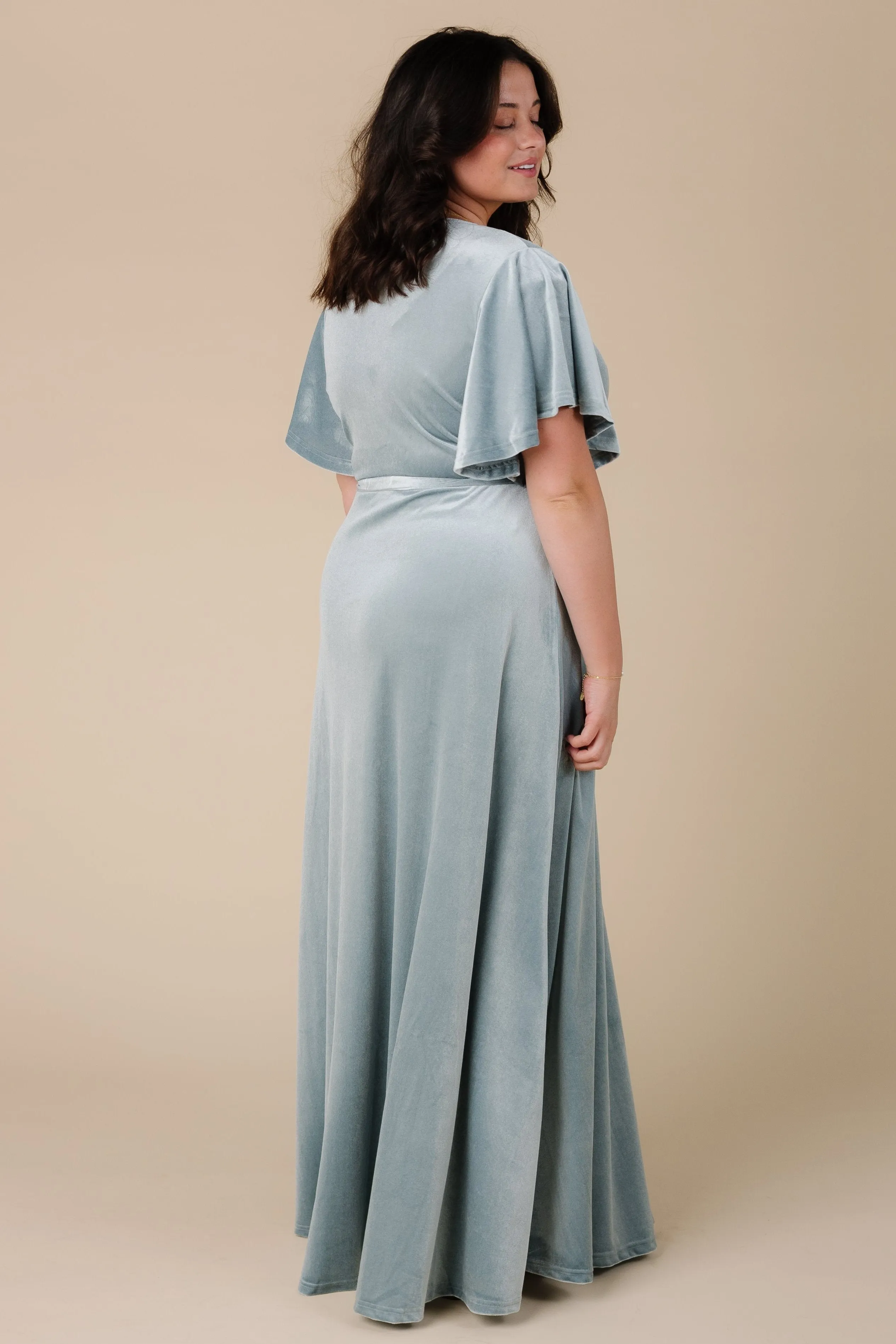 Naples Velvet Maxi Dress