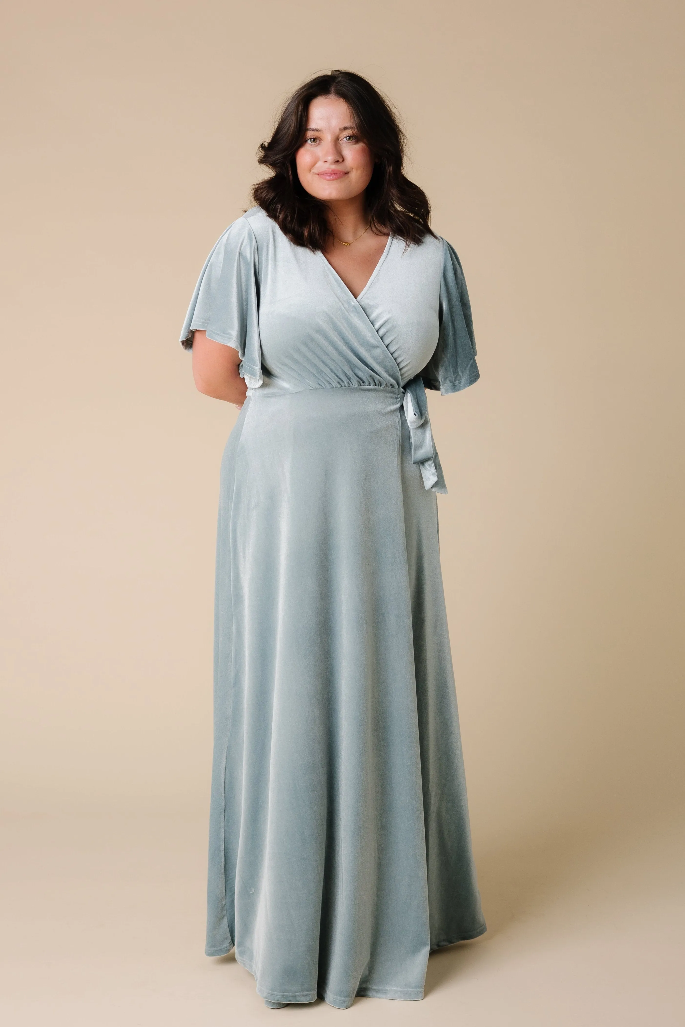 Naples Velvet Maxi Dress