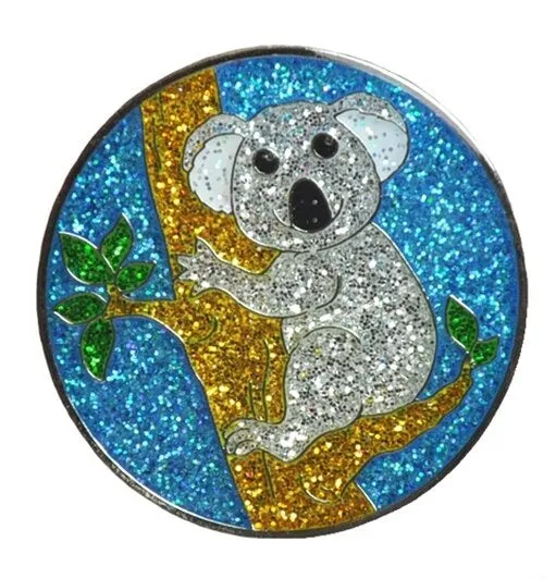 Navika Glitzy Hat Clip/Marker Koala