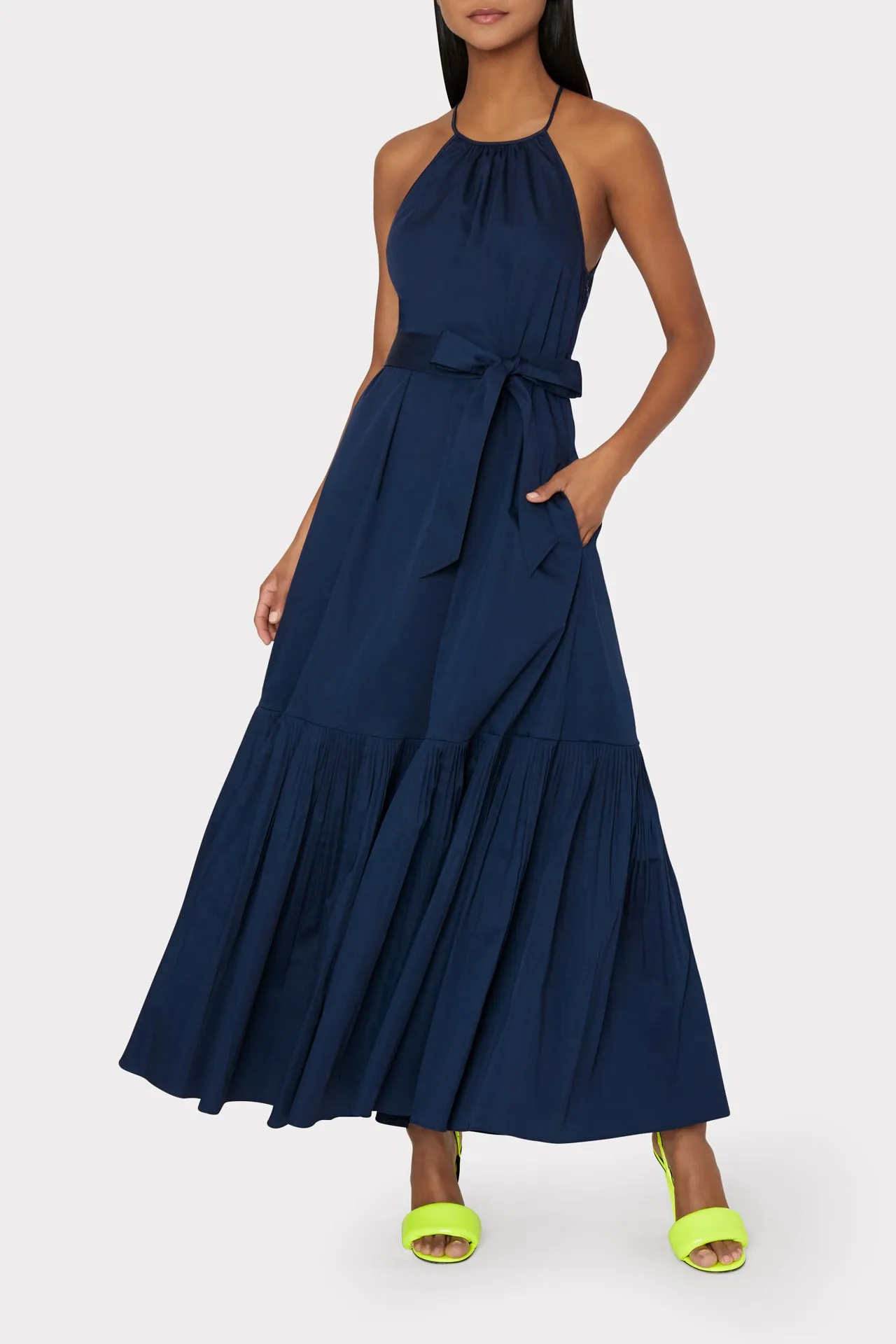 Niles Poplin Maxi Dress