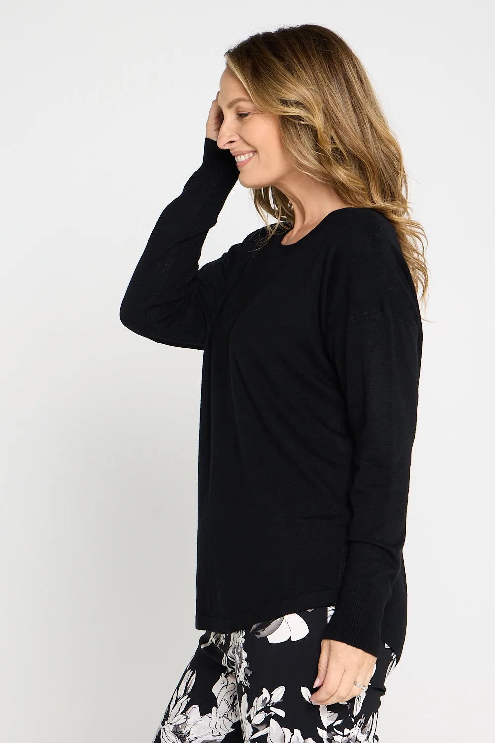 Nola Knit Jumper - Black