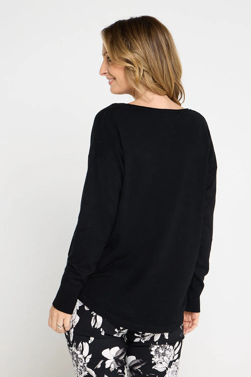 Nola Knit Jumper - Black