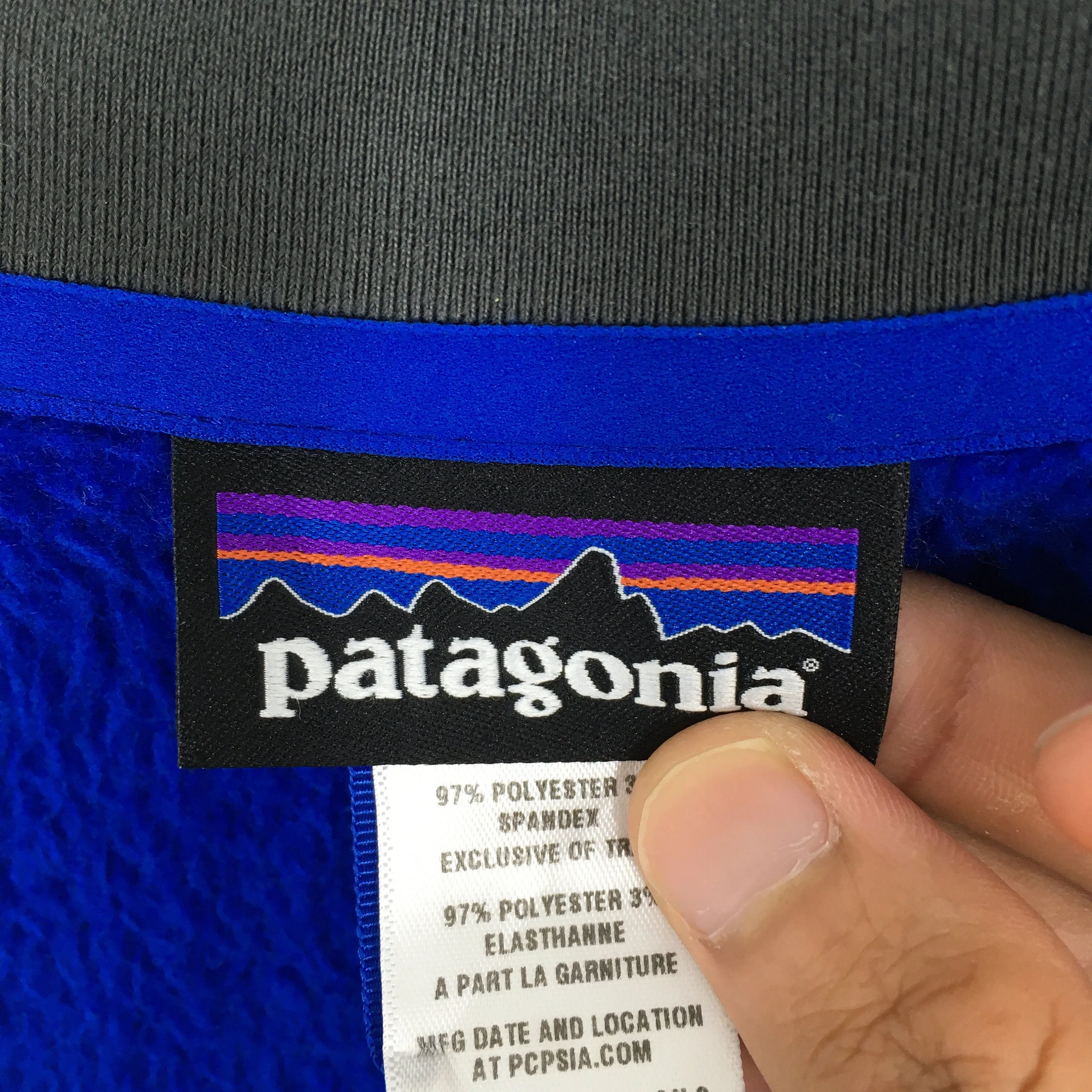 Patagonia Fleece Blue Warmer Sweater Small