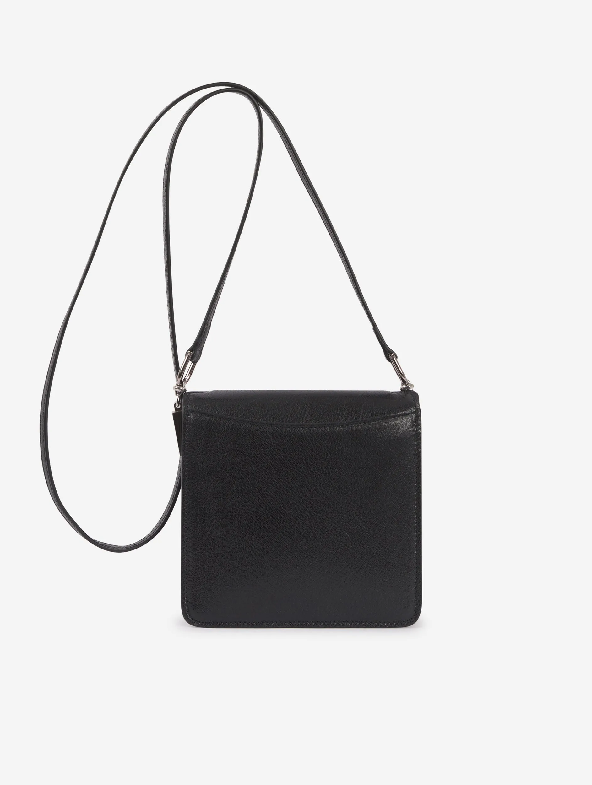 Petit sac "Love Me" en cuir noir