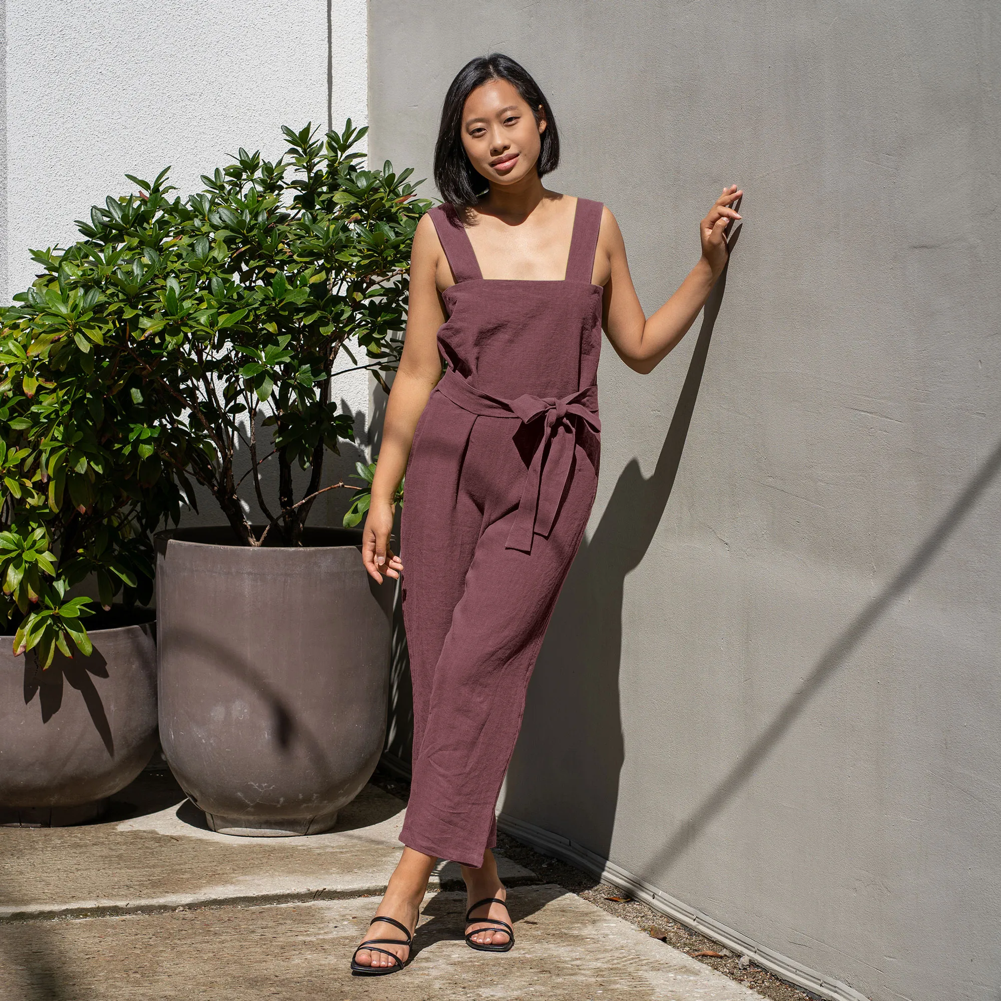 Pinafore Jumpsuit Iris