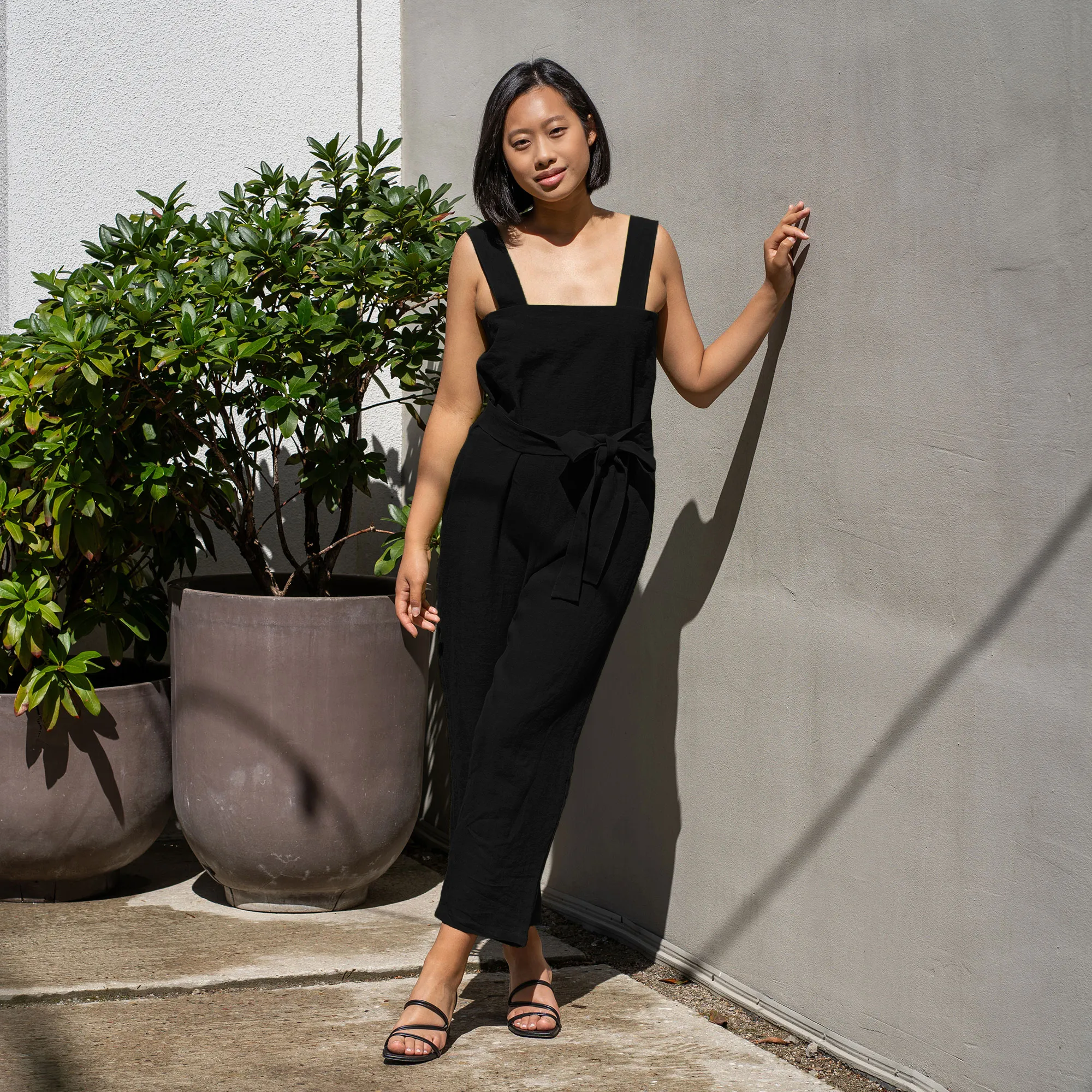 Pinafore Jumpsuit Iris