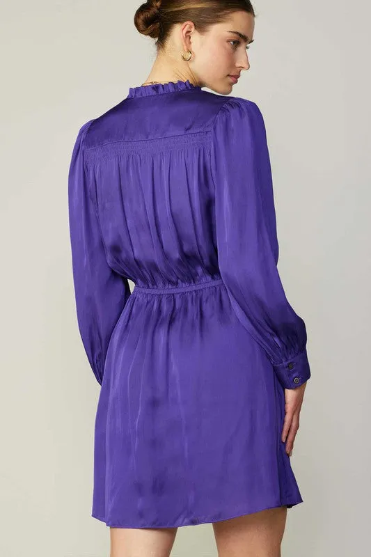 Purple Caroline Wrap Dress