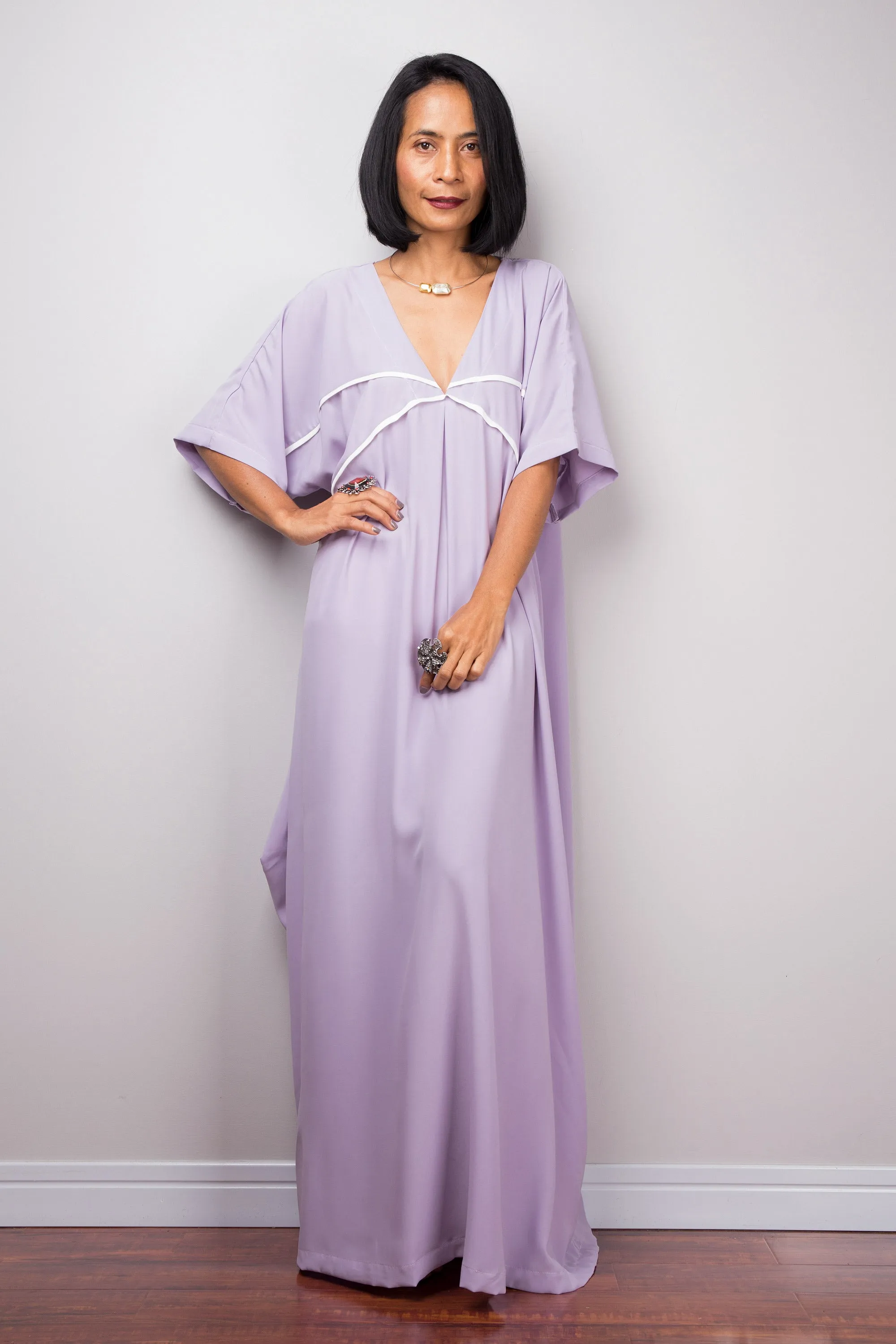 Purple Maxi Dress | Gala Evening dress | Resort dress | Holiday Dress