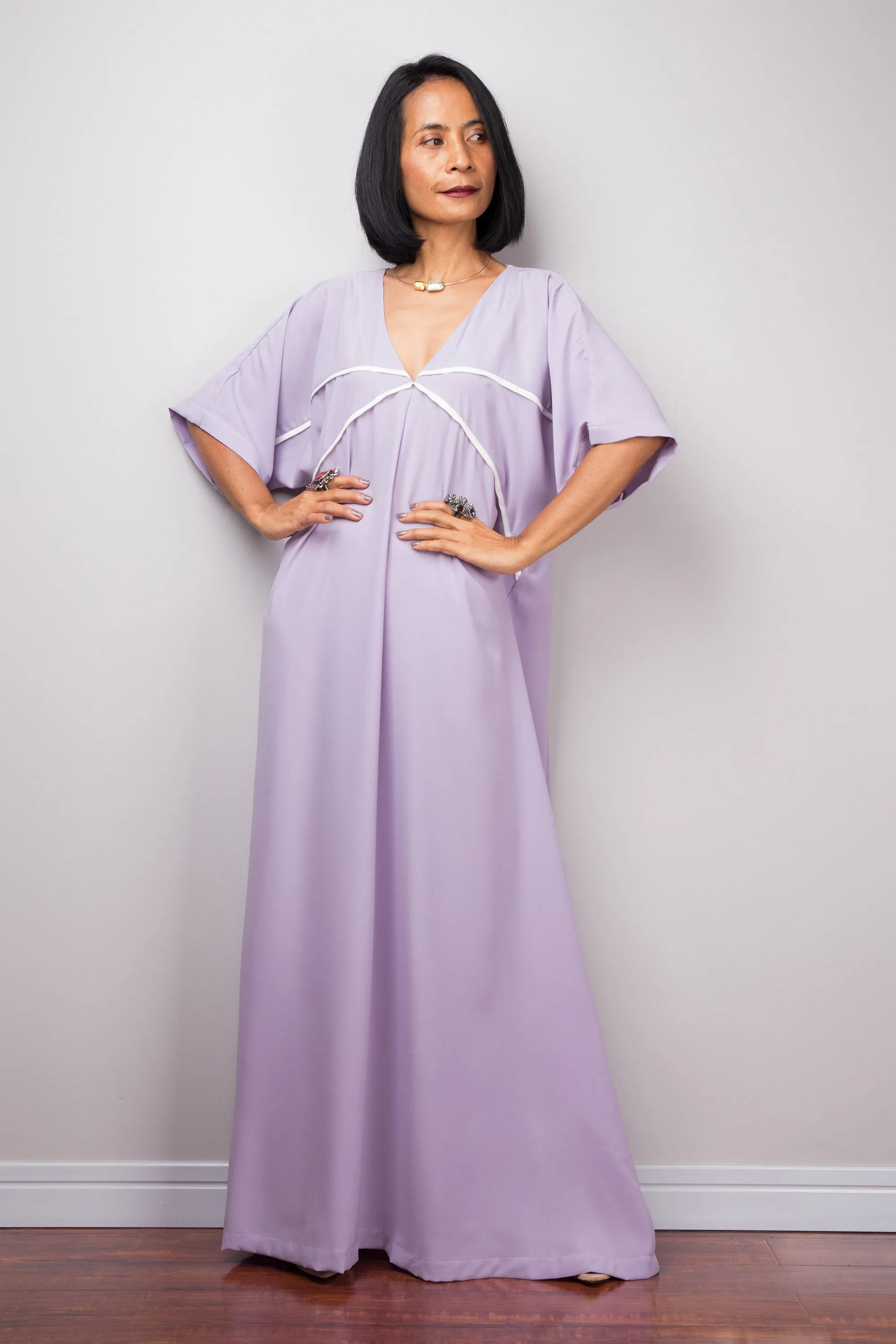 Purple Maxi Dress | Gala Evening dress | Resort dress | Holiday Dress