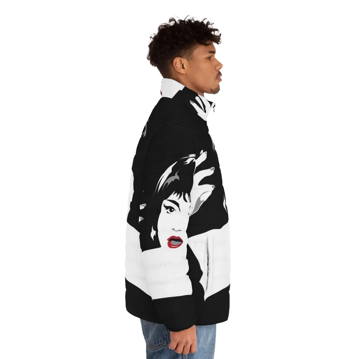 "Flames on the Side" Madeline Kahn Puffer Jacket