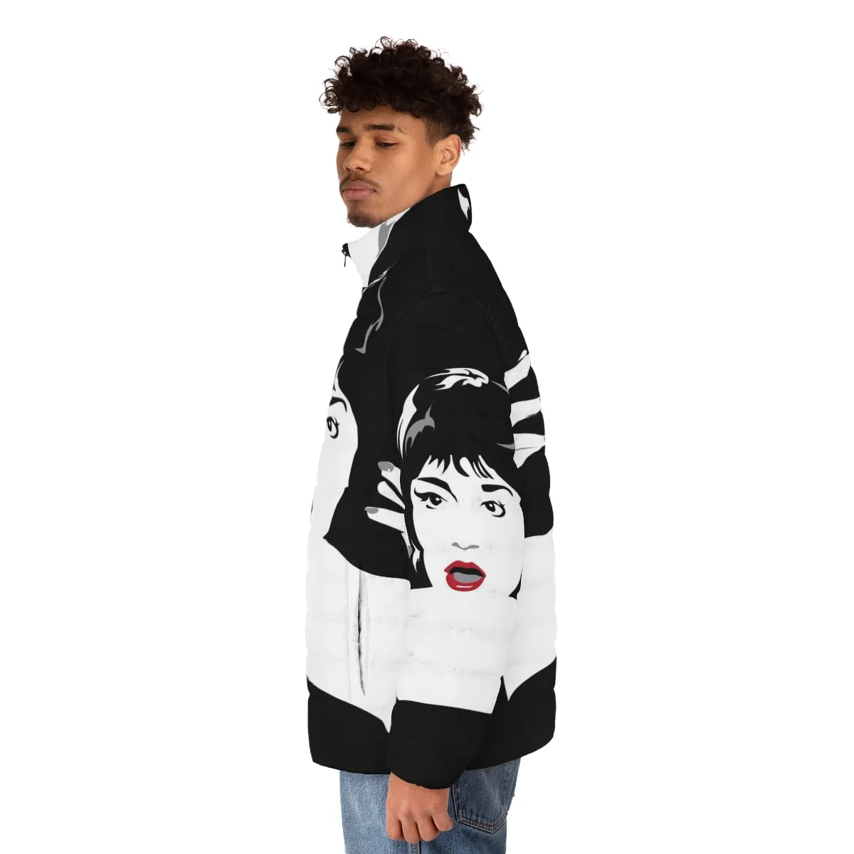 "Flames on the Side" Madeline Kahn Puffer Jacket