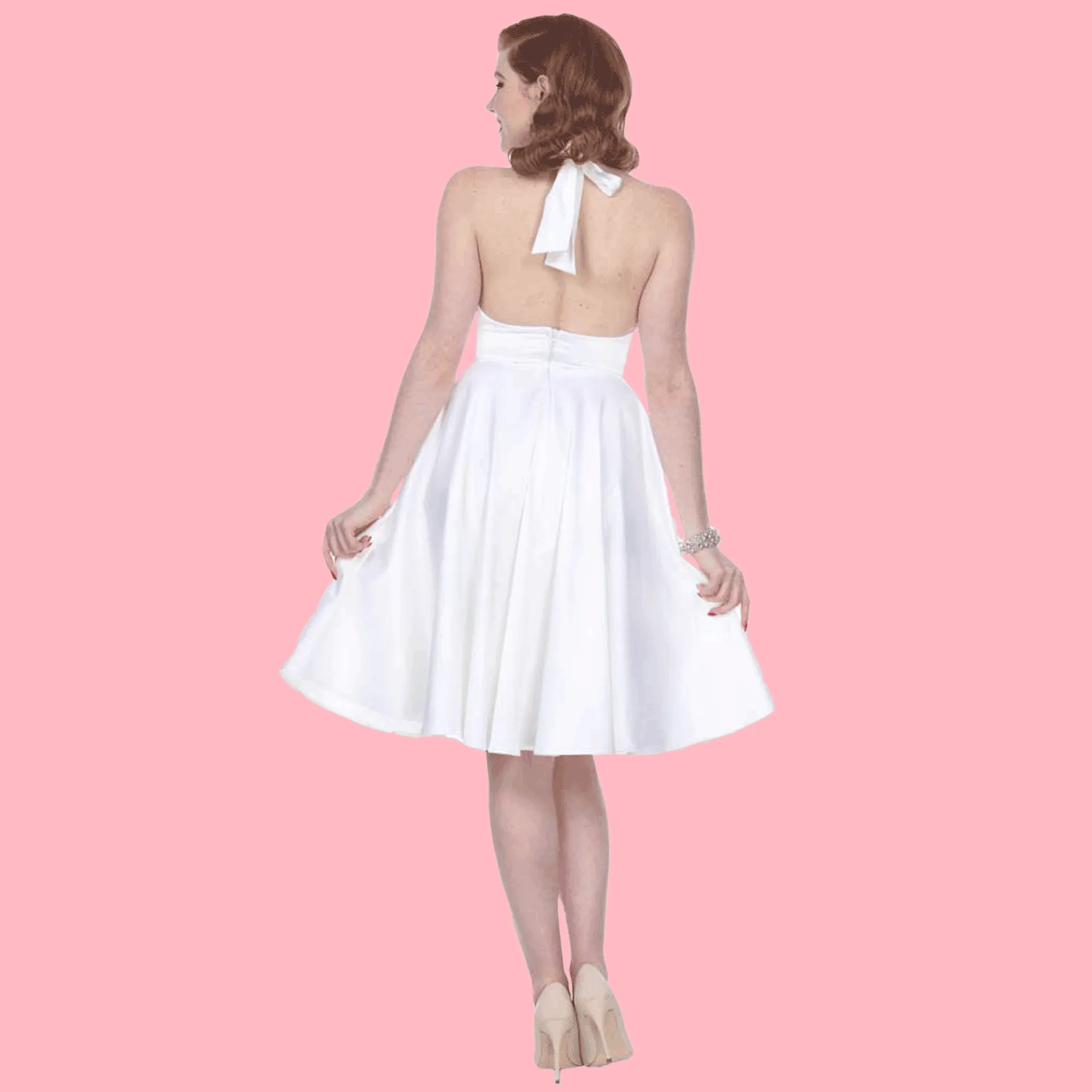 "Some Like it Hot" Dress in White -Last One! ~Was $109