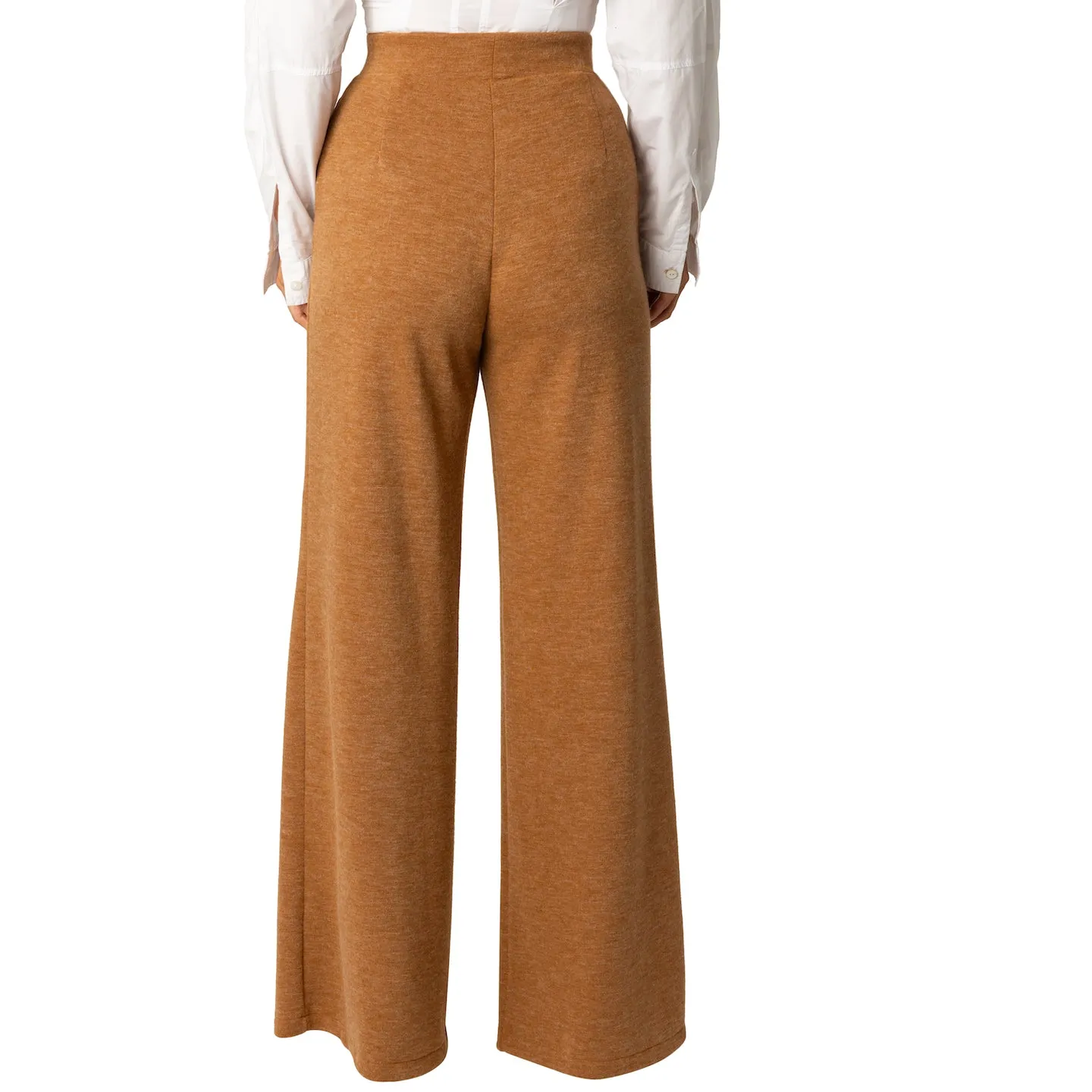 "Tonya" Camel Wideleg Pants