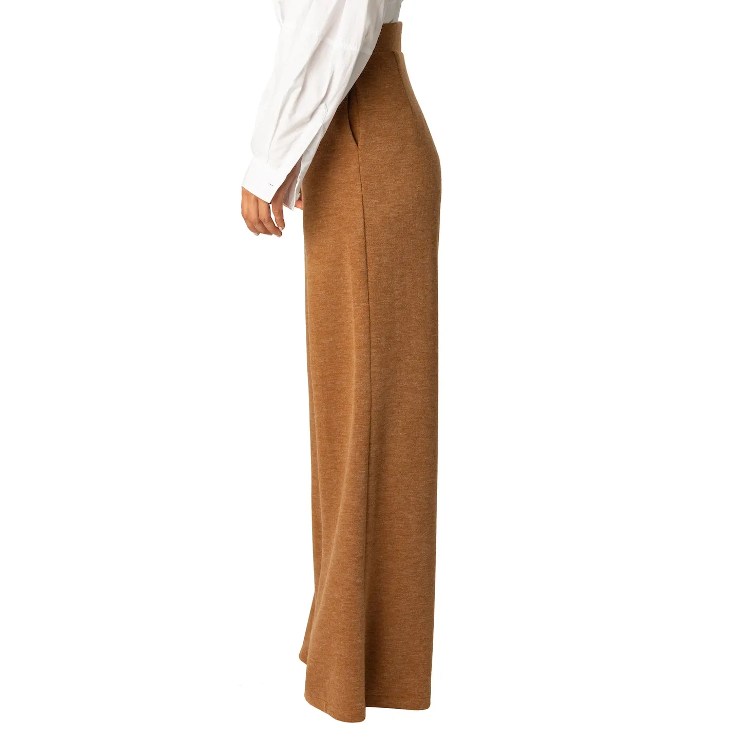 "Tonya" Camel Wideleg Pants