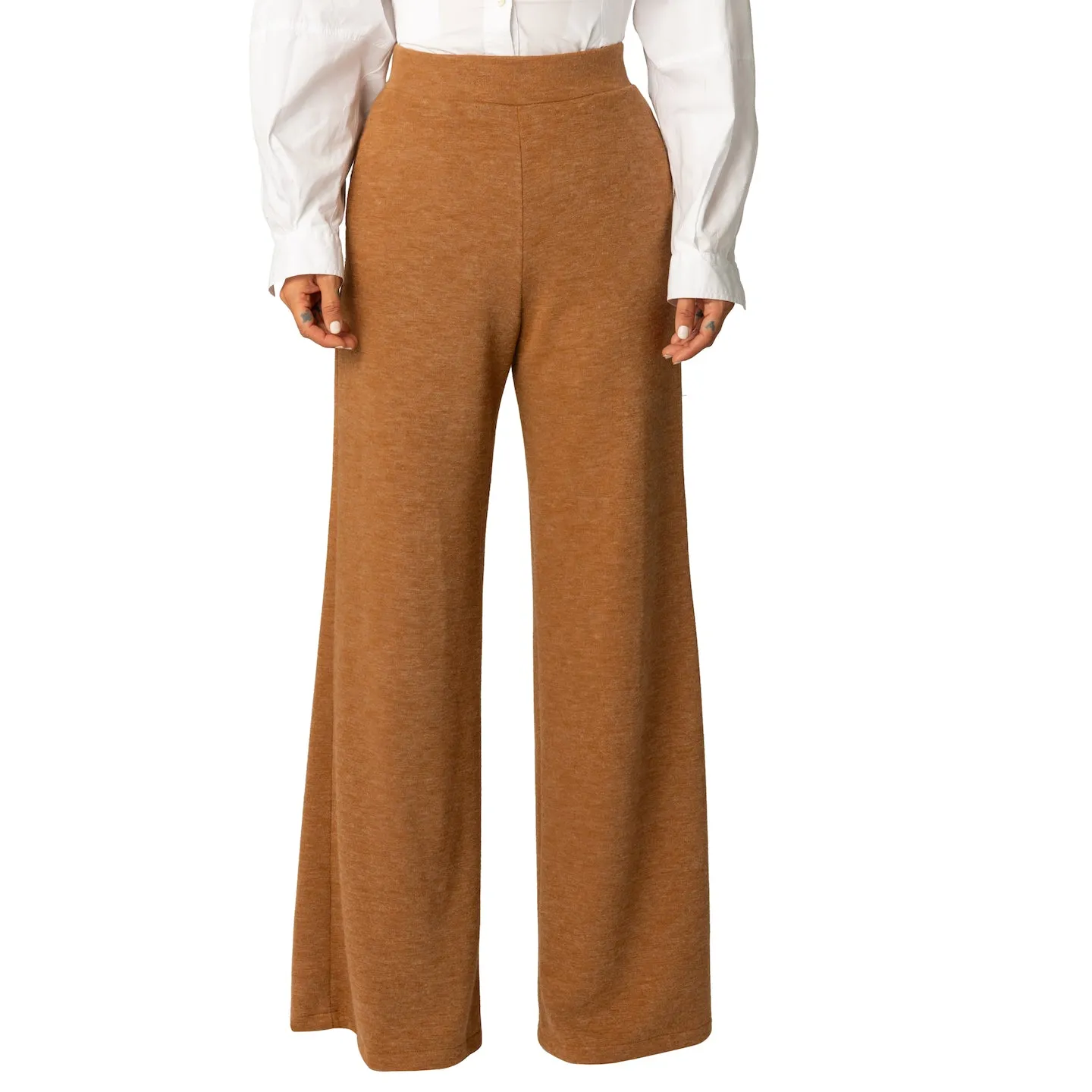 "Tonya" Camel Wideleg Pants