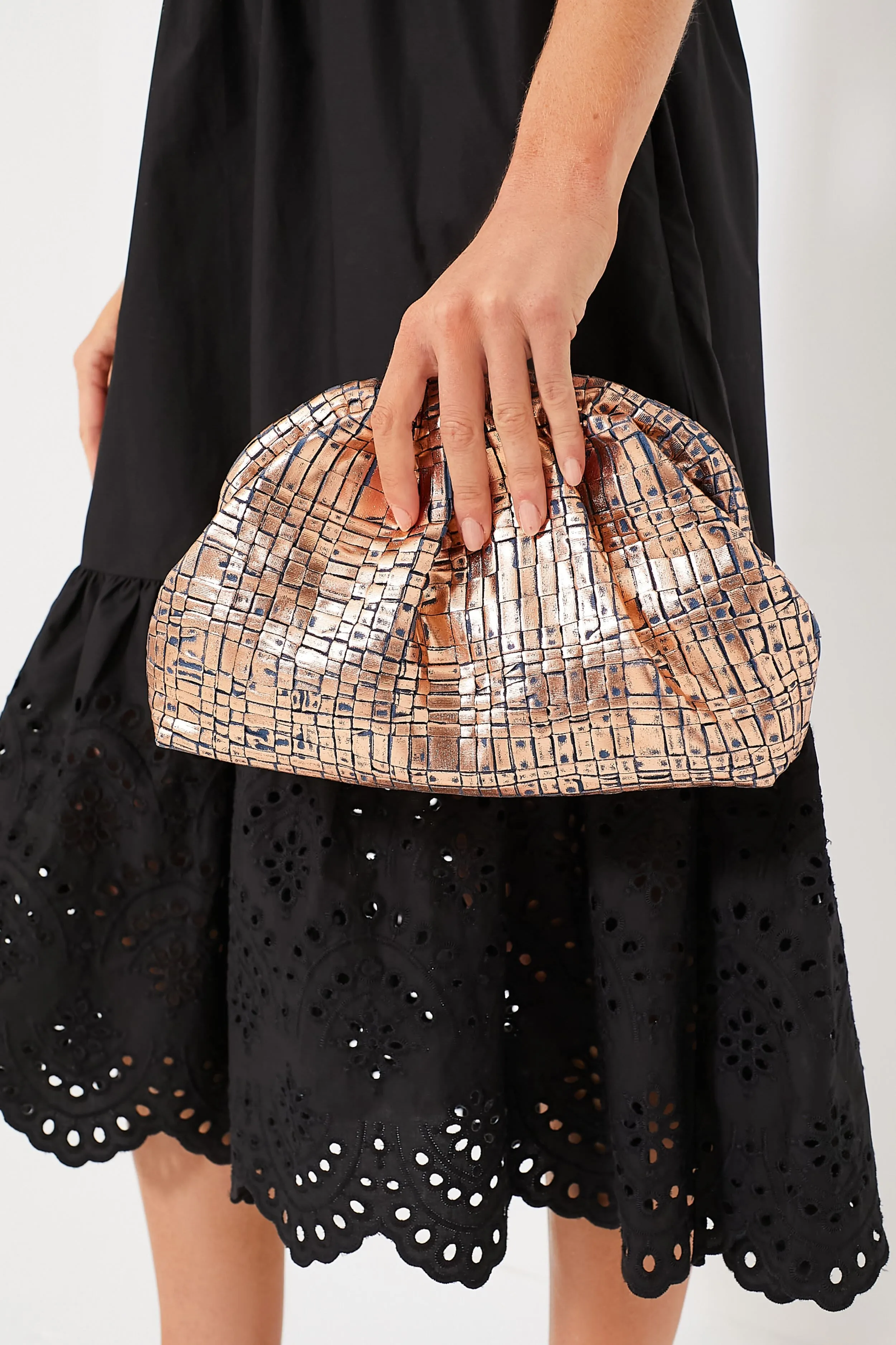 Rosa Metallic Game Clutch