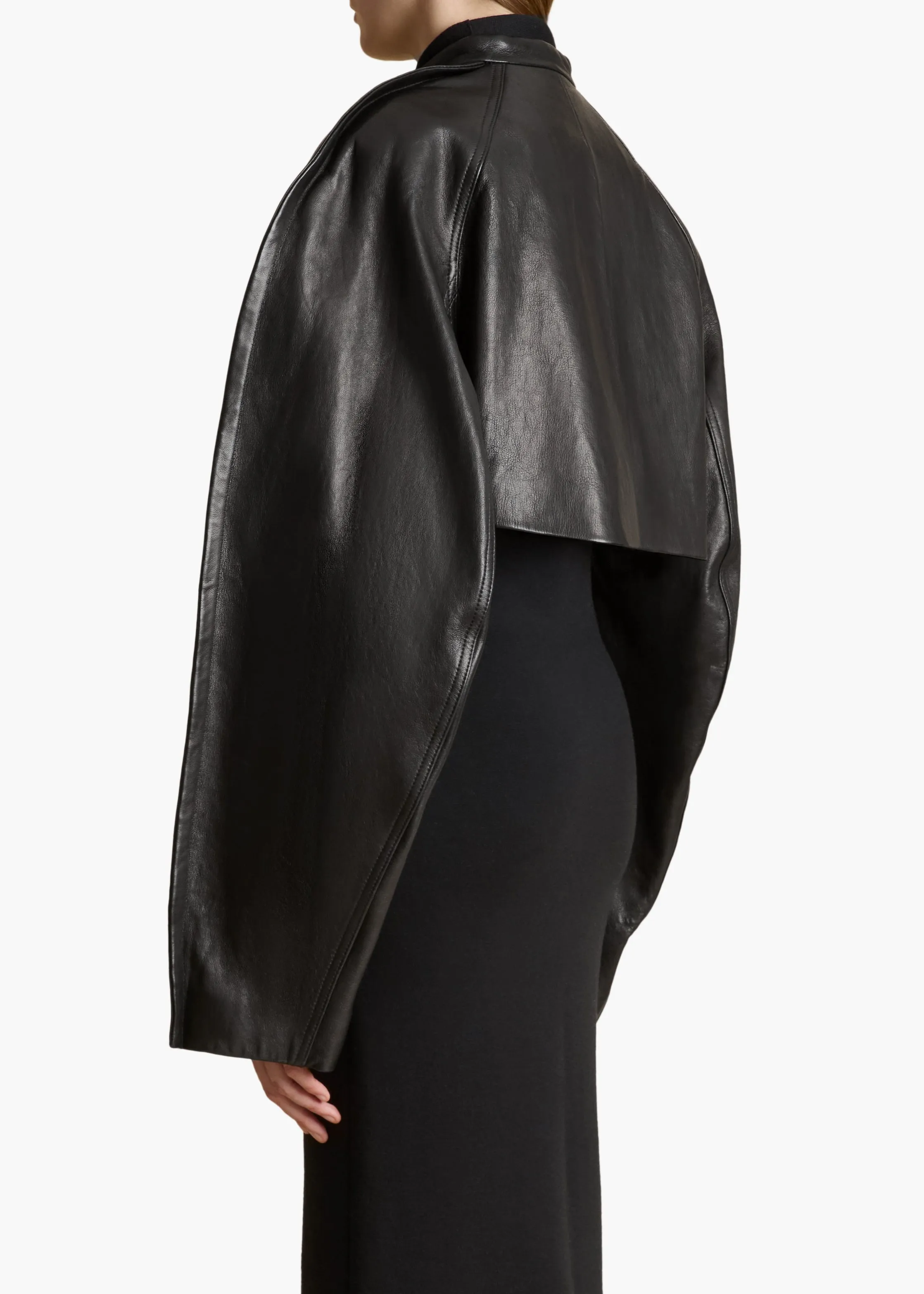 Rotha Jacket in Black Leather