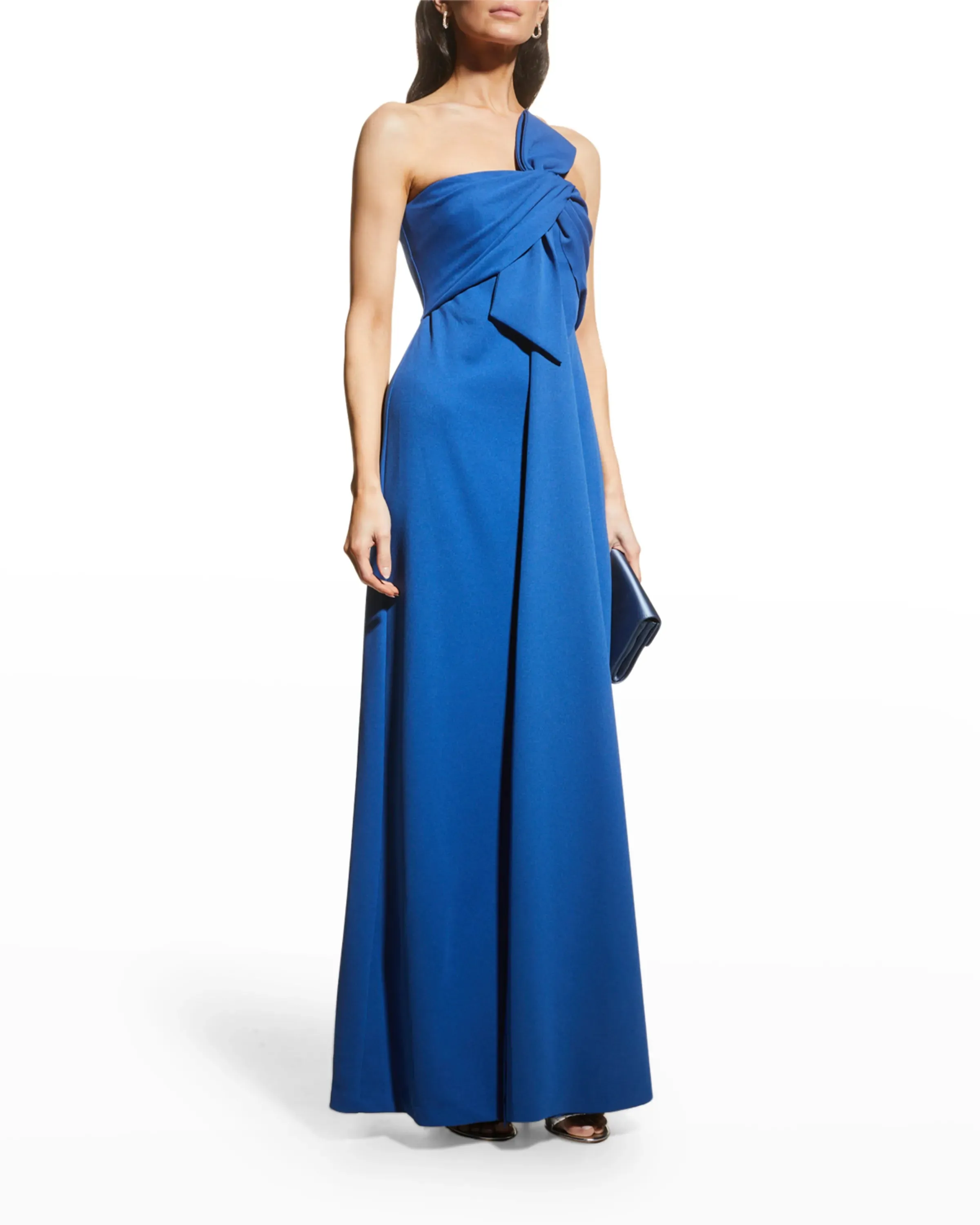 Sassy Strapless Gown - Cobalt