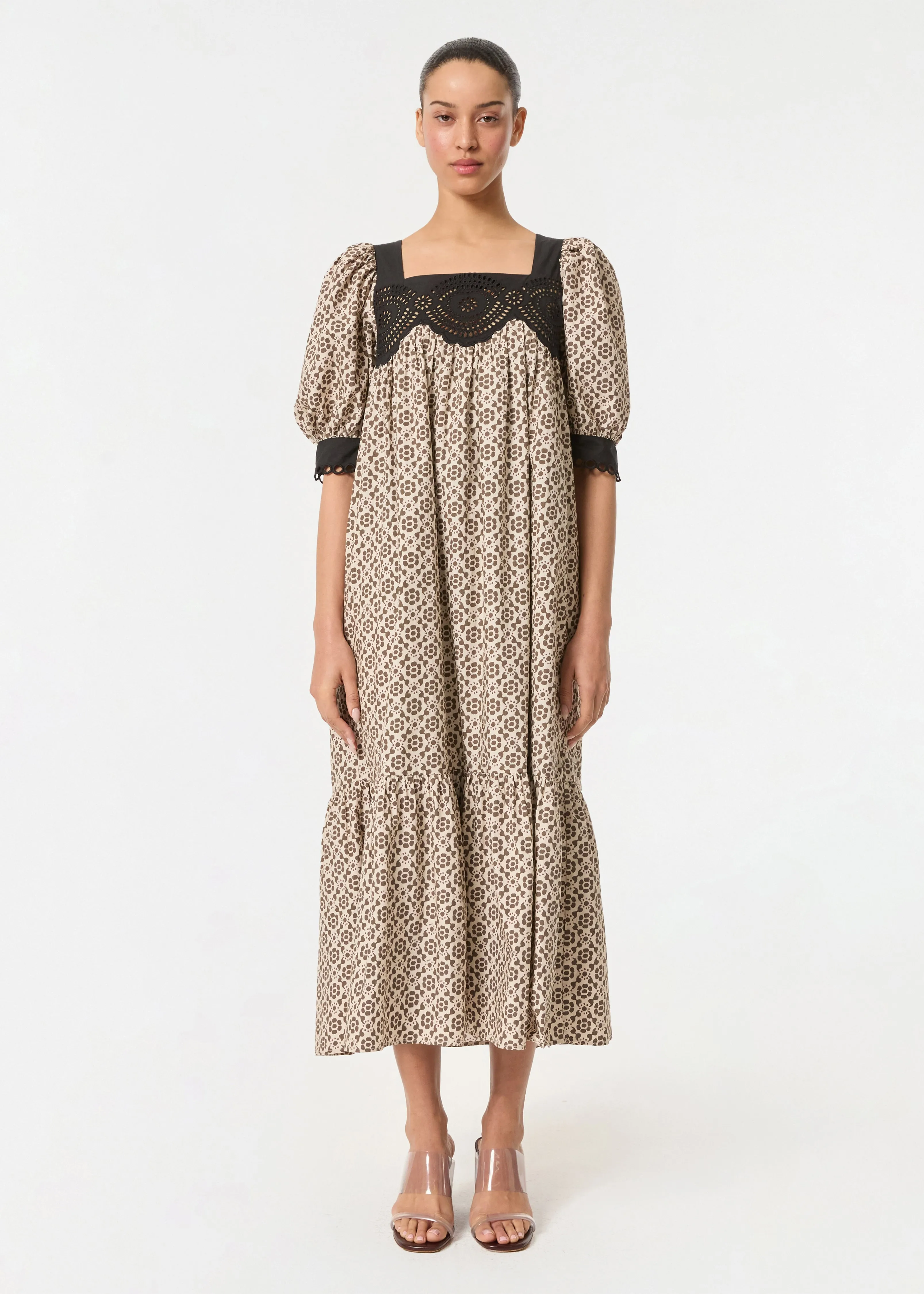 Saya Dress | Kalahari Floral Eyelet