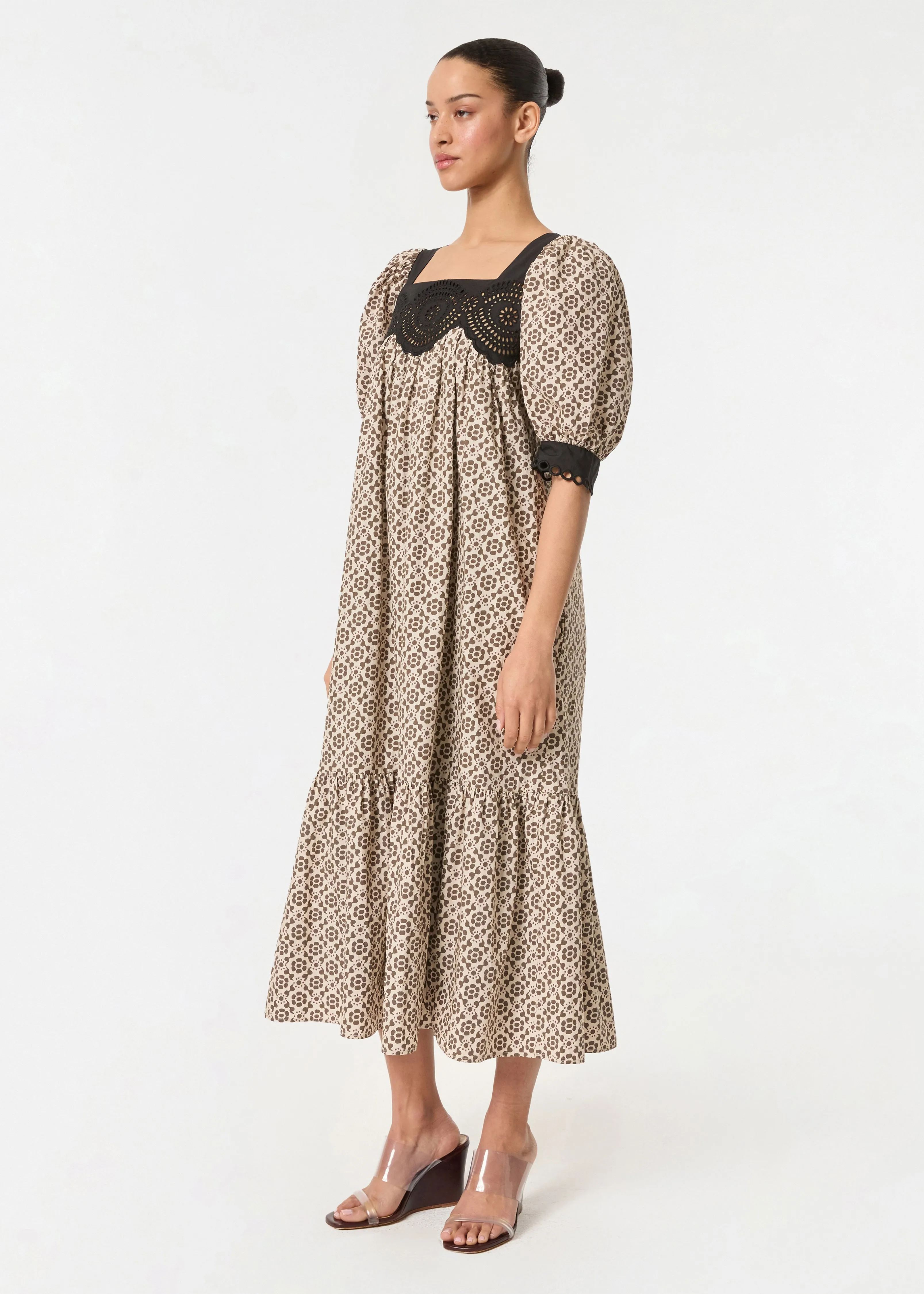 Saya Dress | Kalahari Floral Eyelet