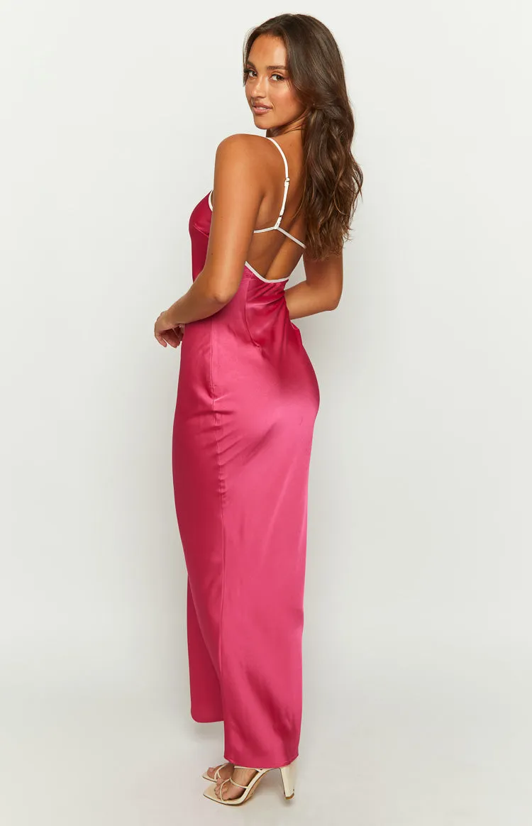 Saylor Pink Maxi Dress